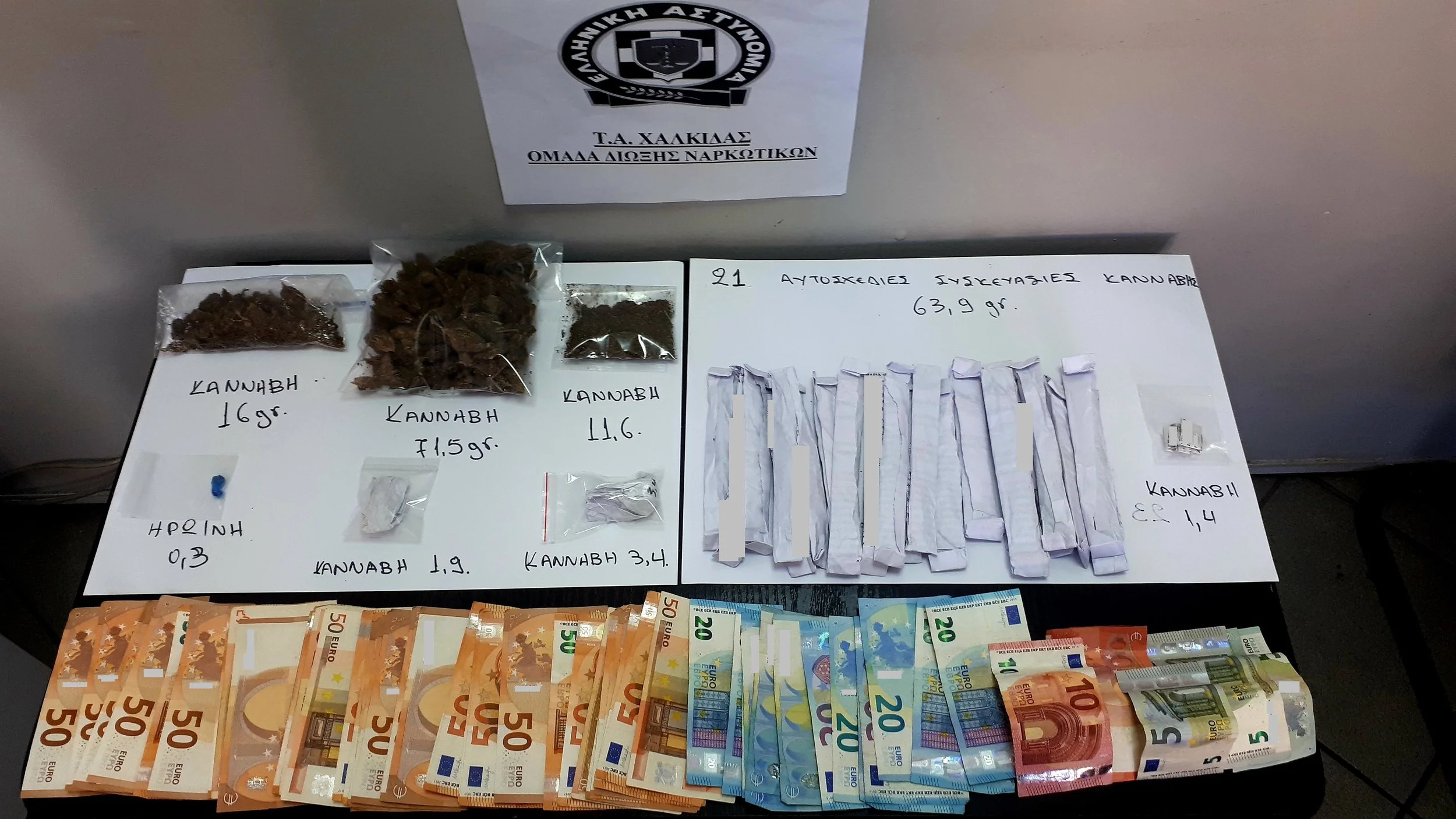 Συλλήψεις για ναρκωτικά στην Αμάρυνθο