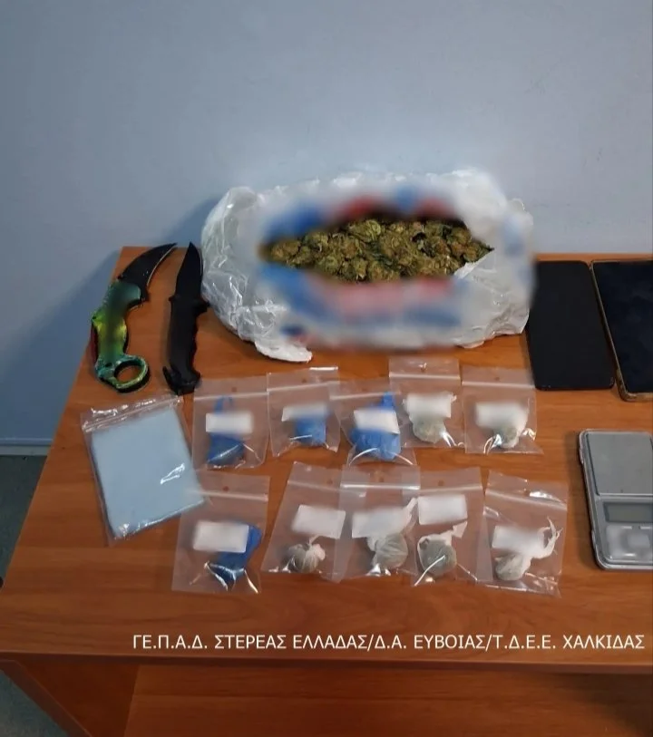 Συλλήψεις για ναρκωτικά στην Χαλκίδα 