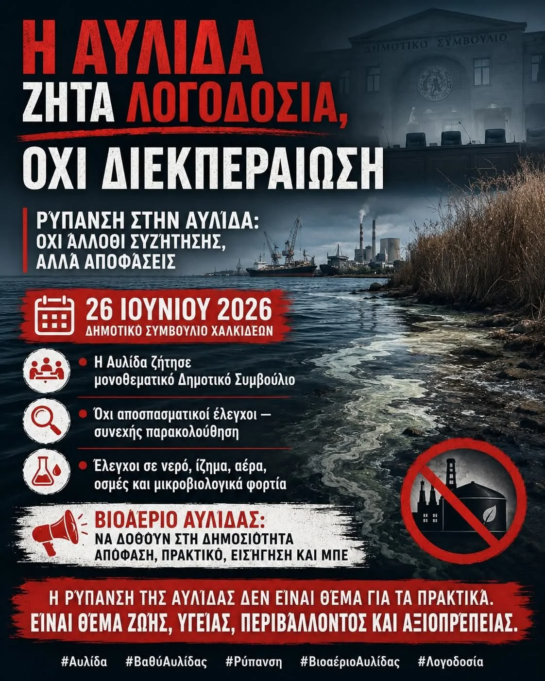 Οι έντονες ανησυχίες στην Αυλίδα 