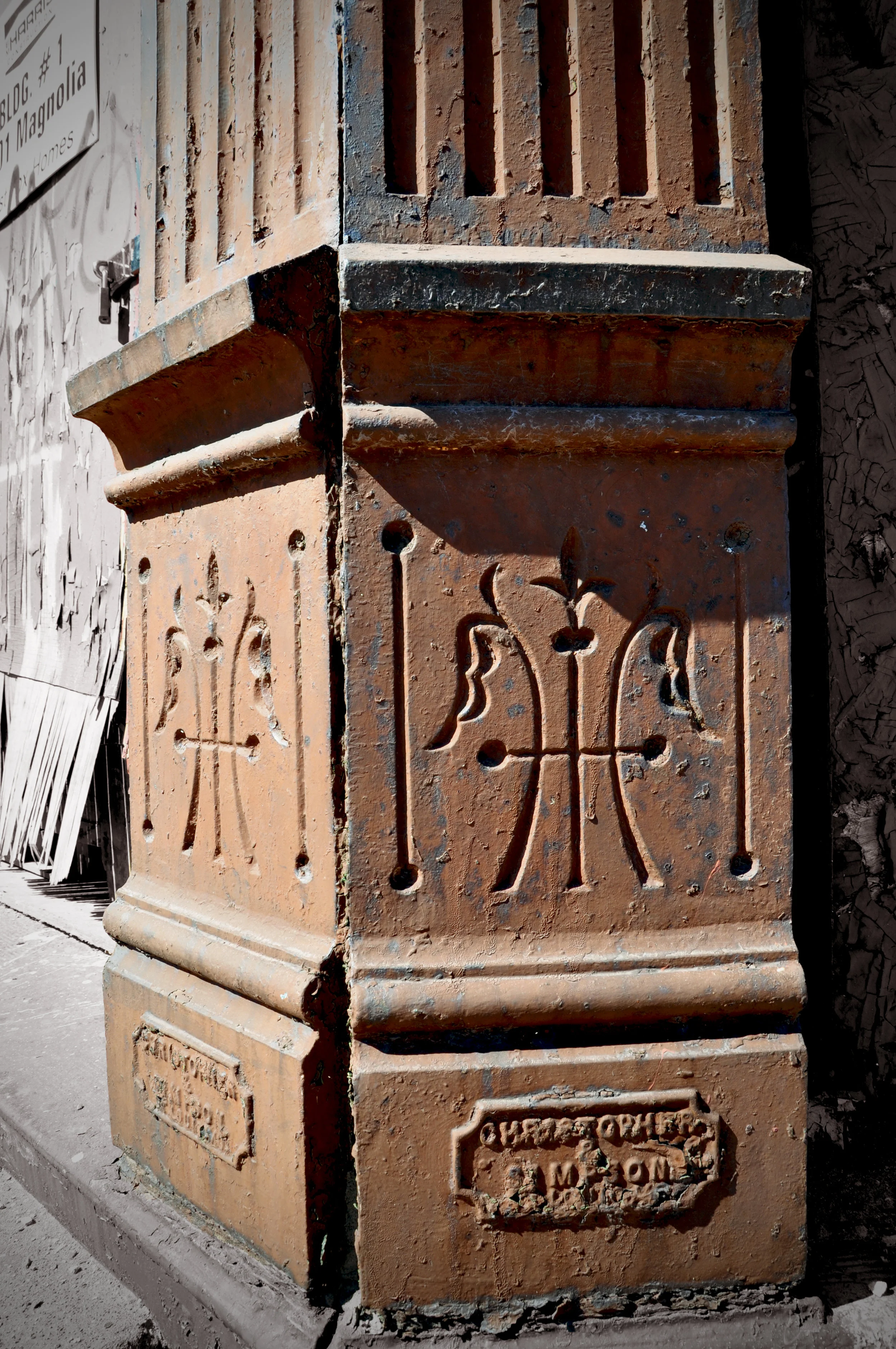 Detail on the Exterior of the Building