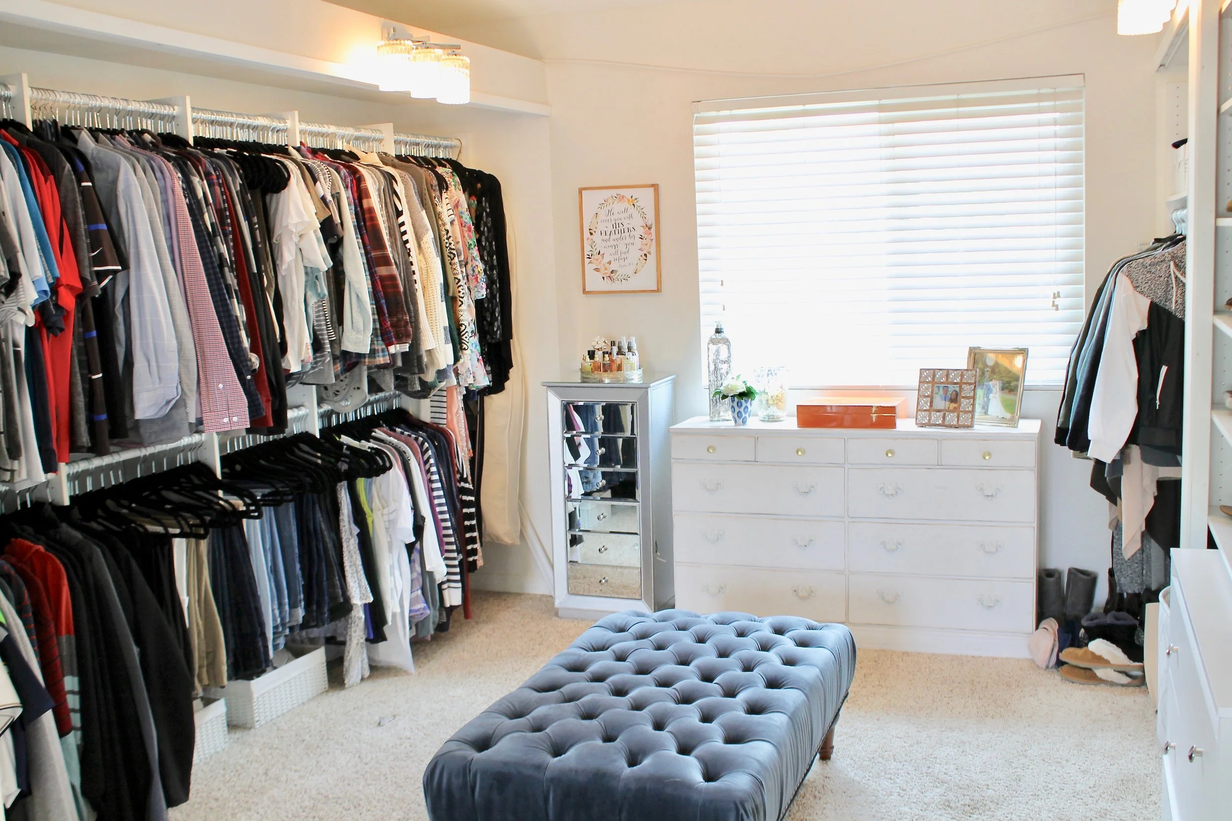 Master Closet Organization