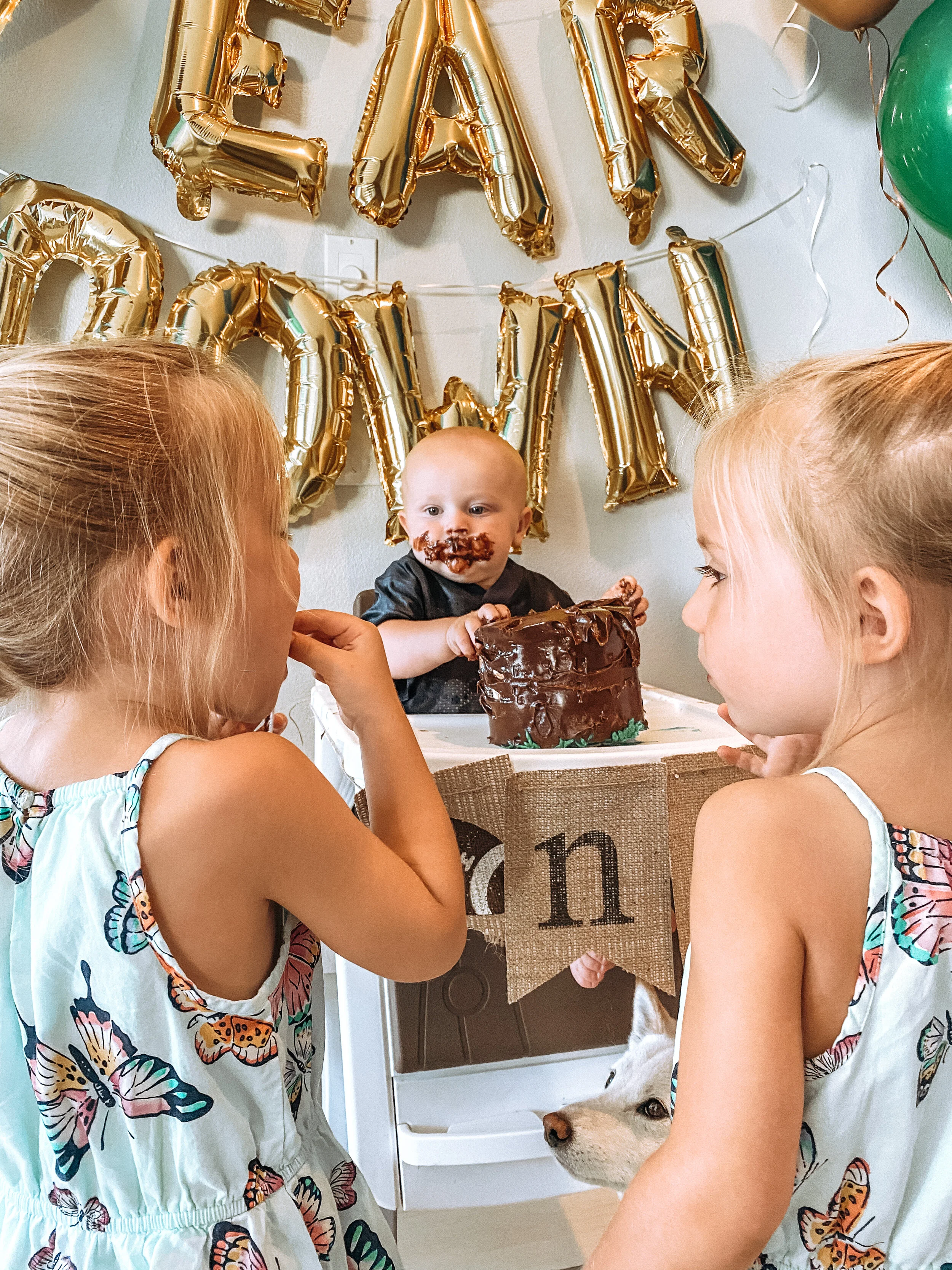 first birthday party boy