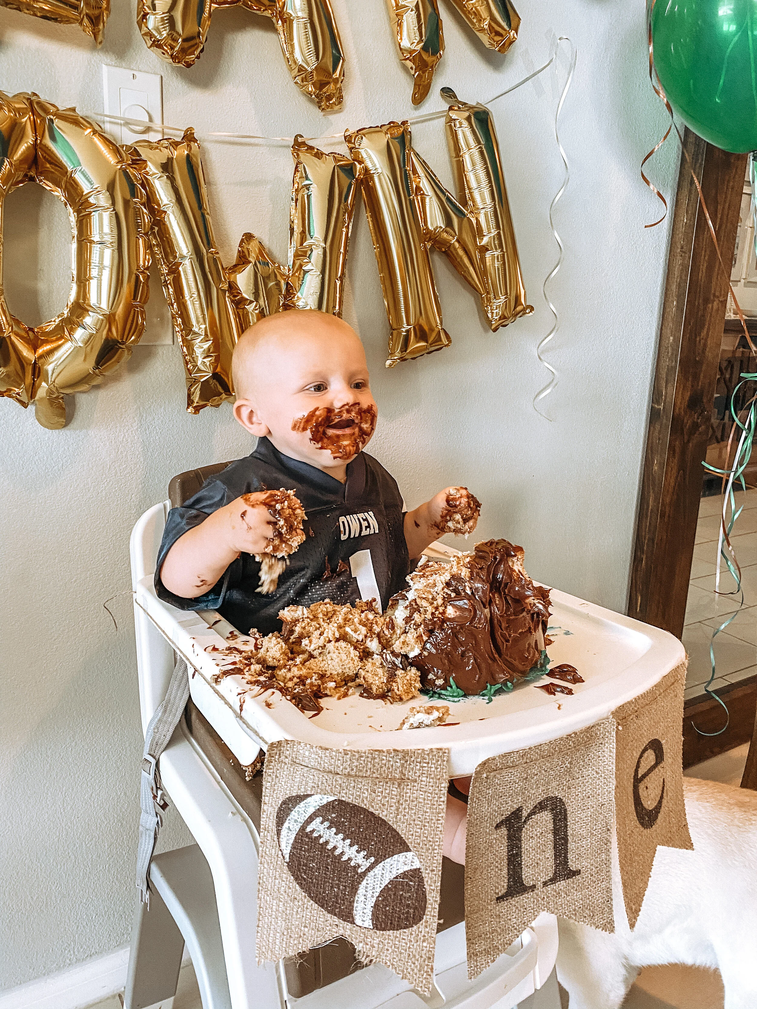 first birthday party boy