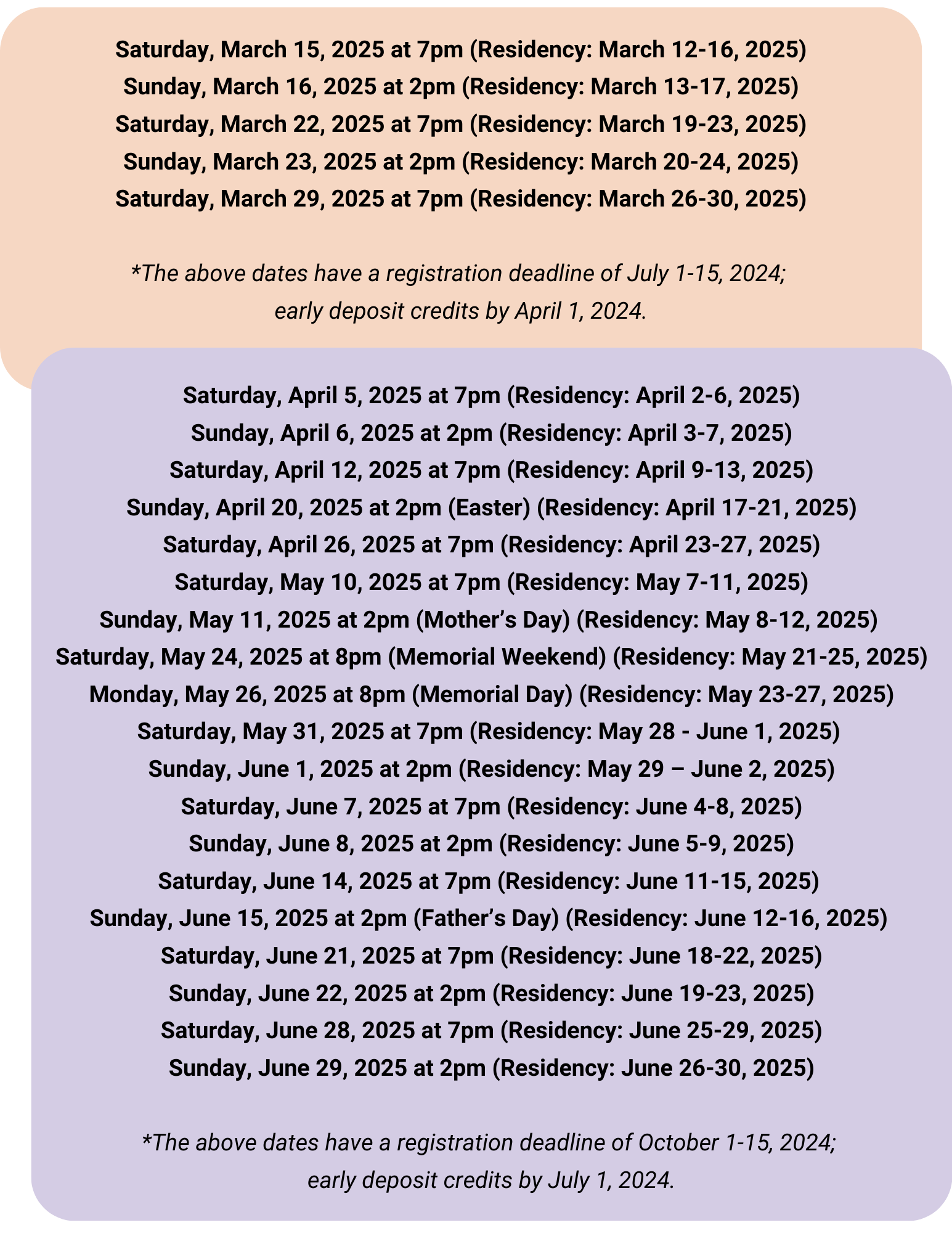 NYC Concerts in 2025 — MidAmerica Productions Inc.