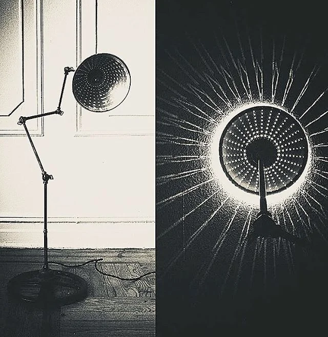joint lamp 
I still remember when we turned this lamp on first time. 
old good time I miss the most
I hope you still have this, Lou Reed. 
#loureed