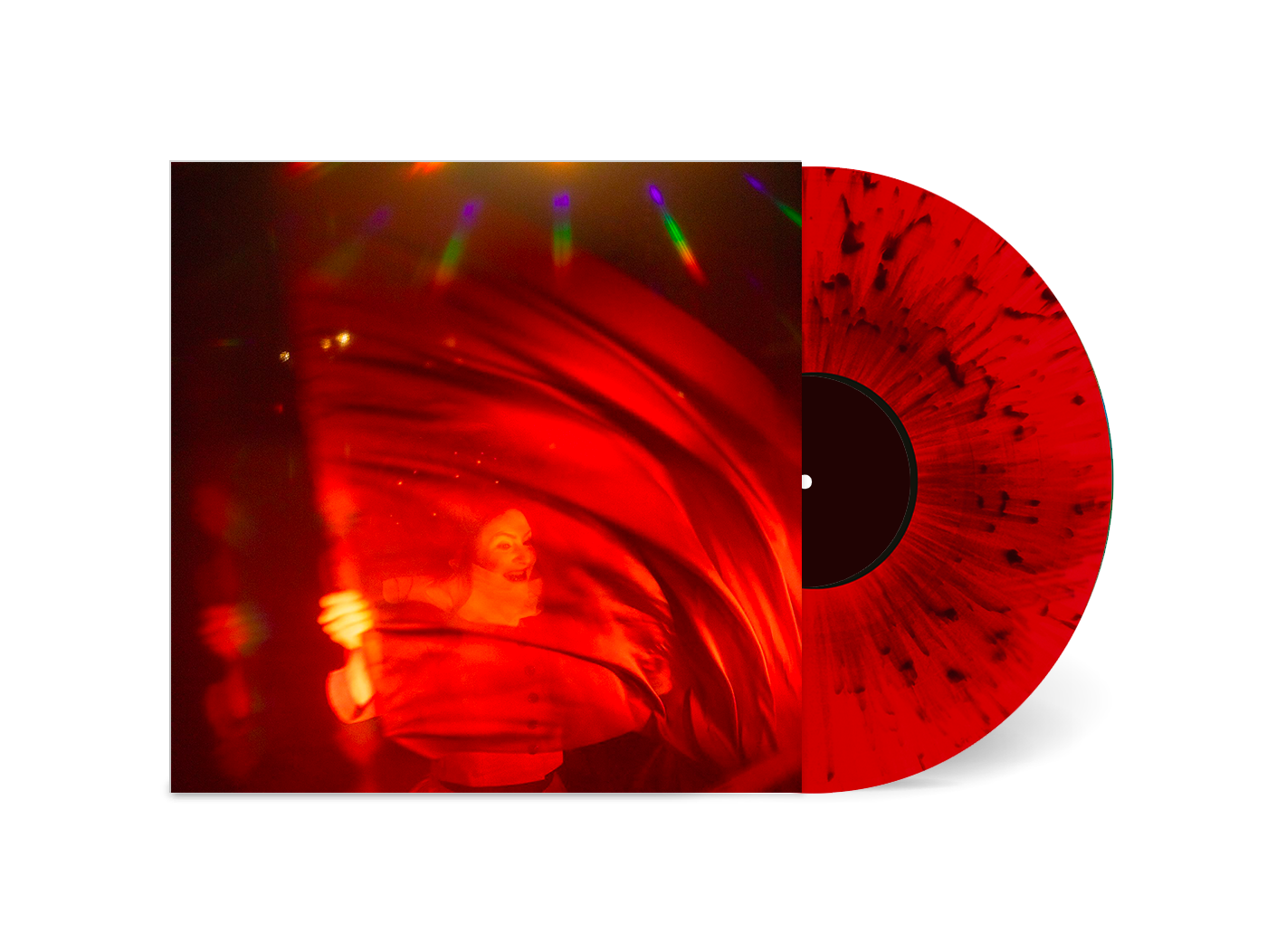 Evil Greed // Trans Red Black Splatter