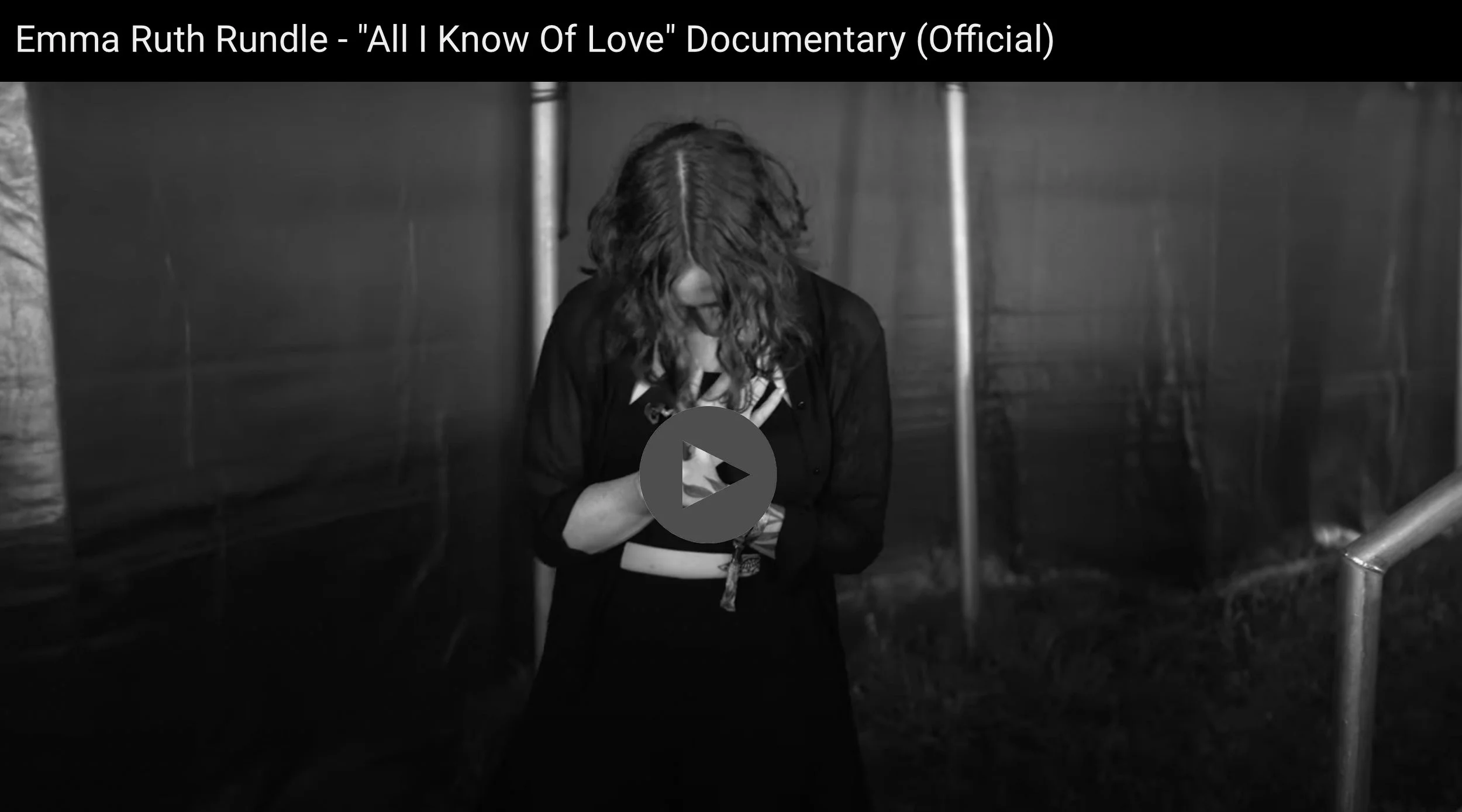 ALL I KNOW OF LOVE MY NEW DOCUMENTARY