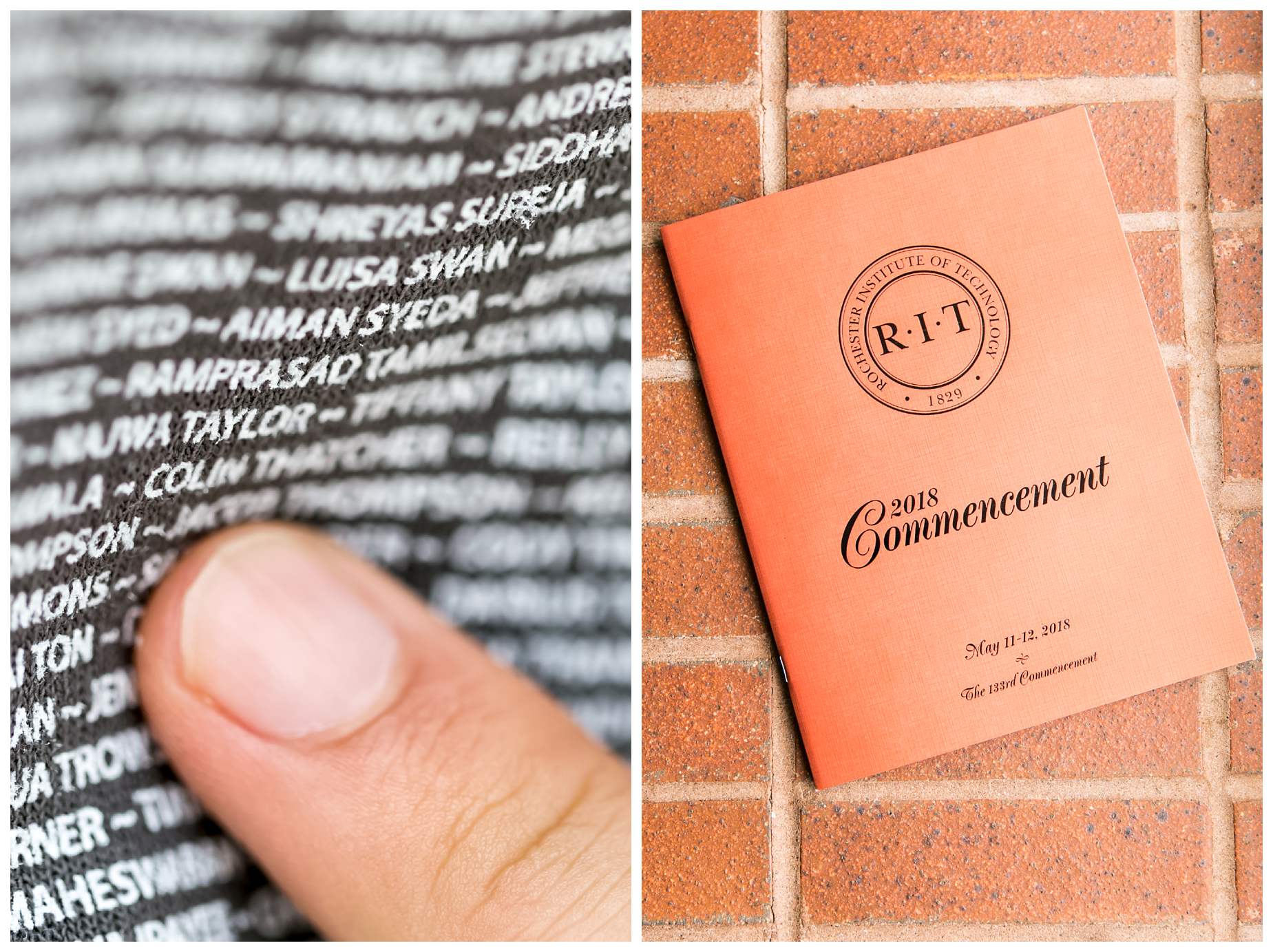 RIT college graduation portrait photos