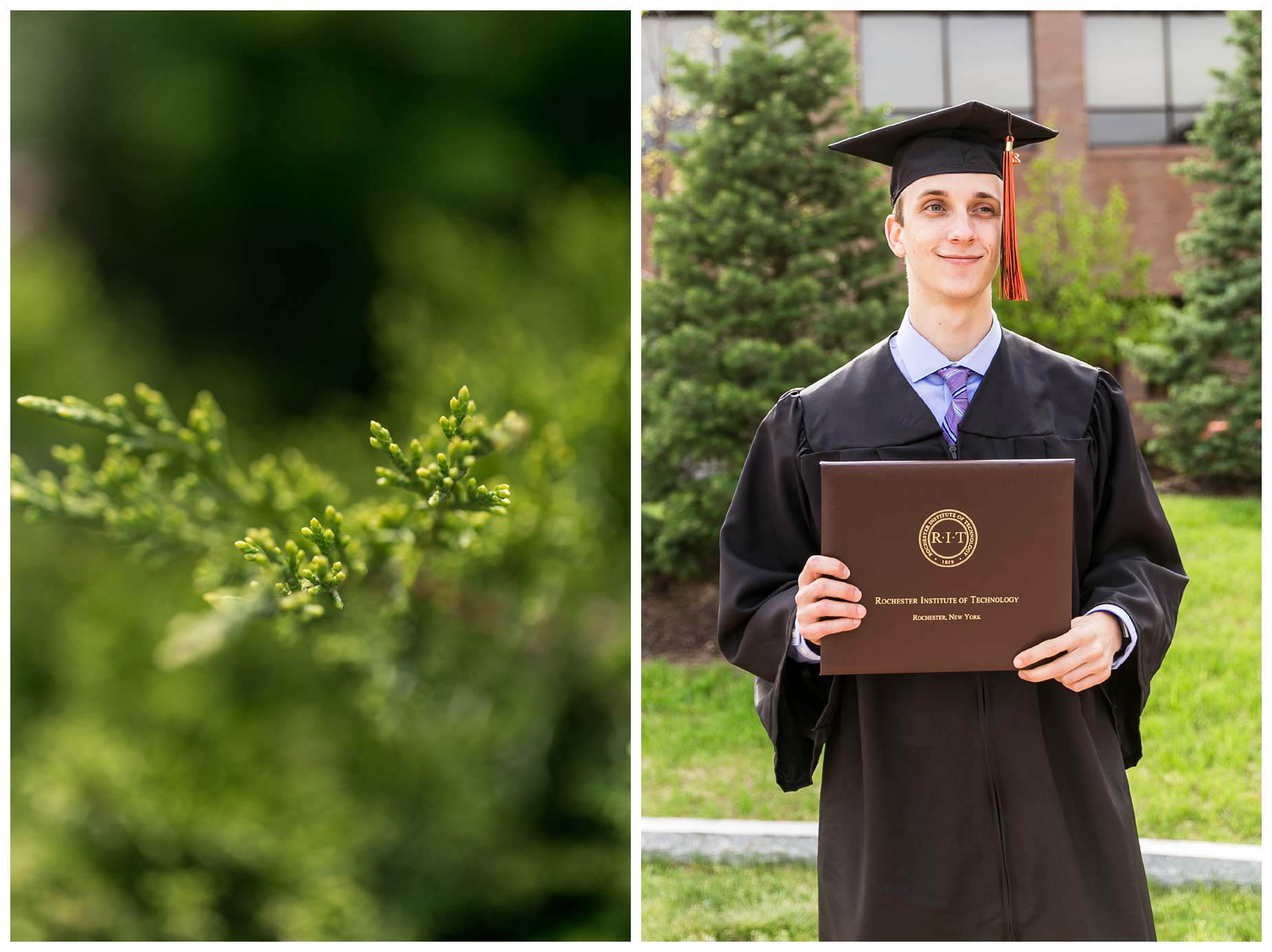 RIT college graduation portrait photos