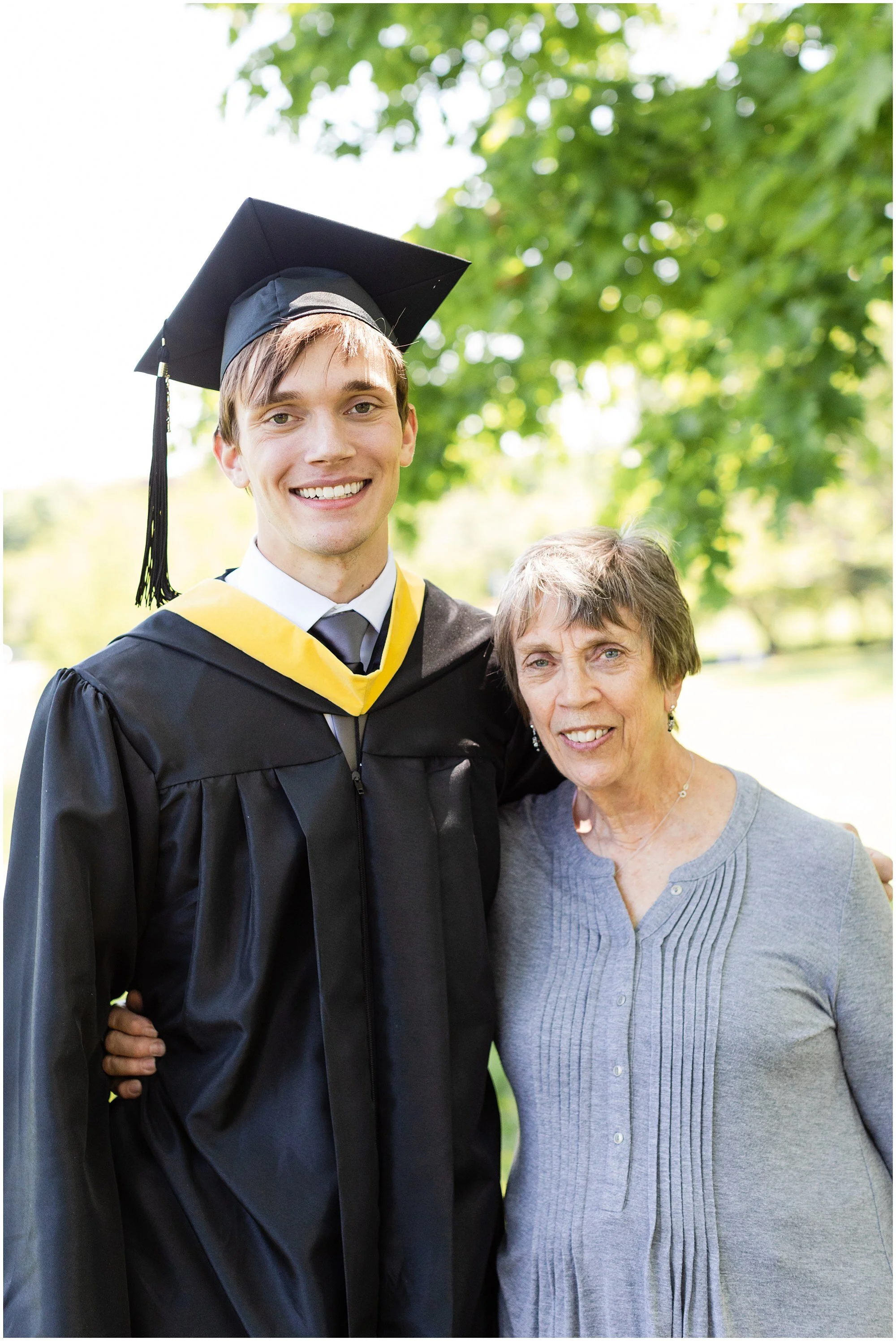 Ethan and Grandma (Mom’s mom)