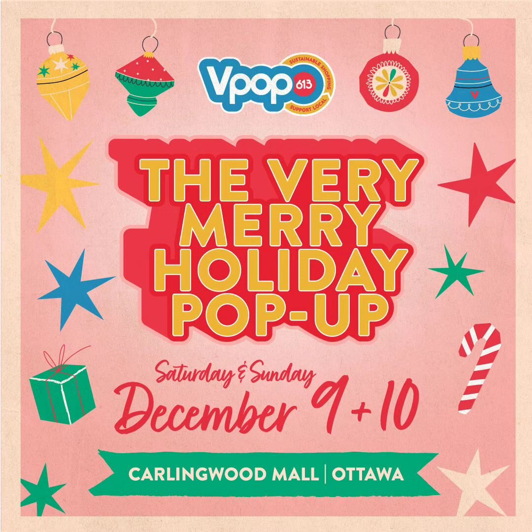 ♻️We are BACK🌲 @shopcarlingwood for The Very Merry Holiday Pop-Up with 17+ local vendors you can shop  sustainable vintage and home decor in the comfort of the mall. Vendor applications open- link in bio😛💓