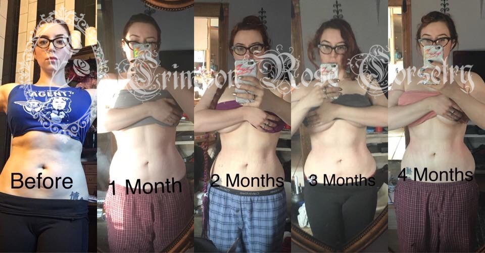 This shows my month to month progress, and you can see that first month was the most immediate change!