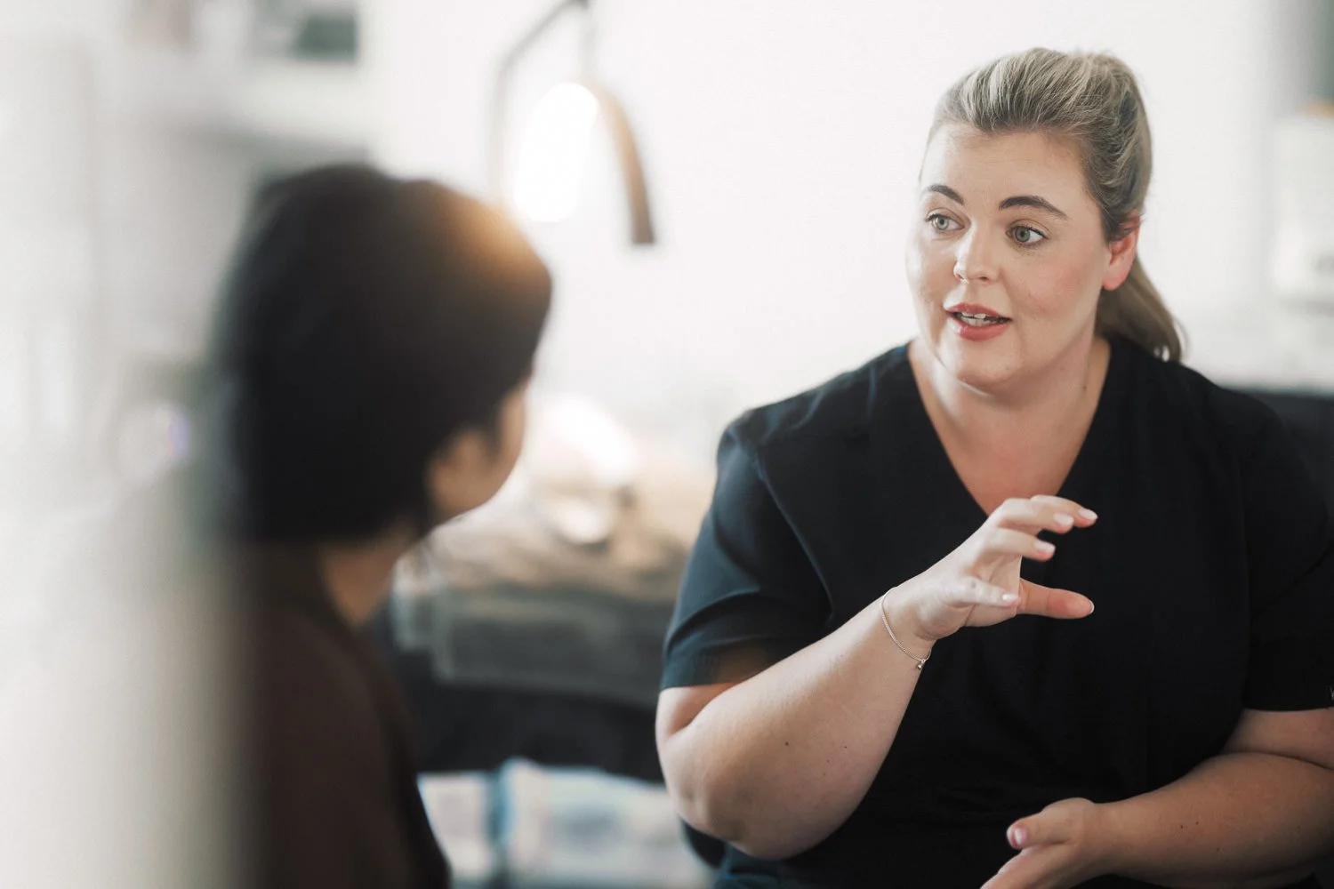 Consultation in the treatment room