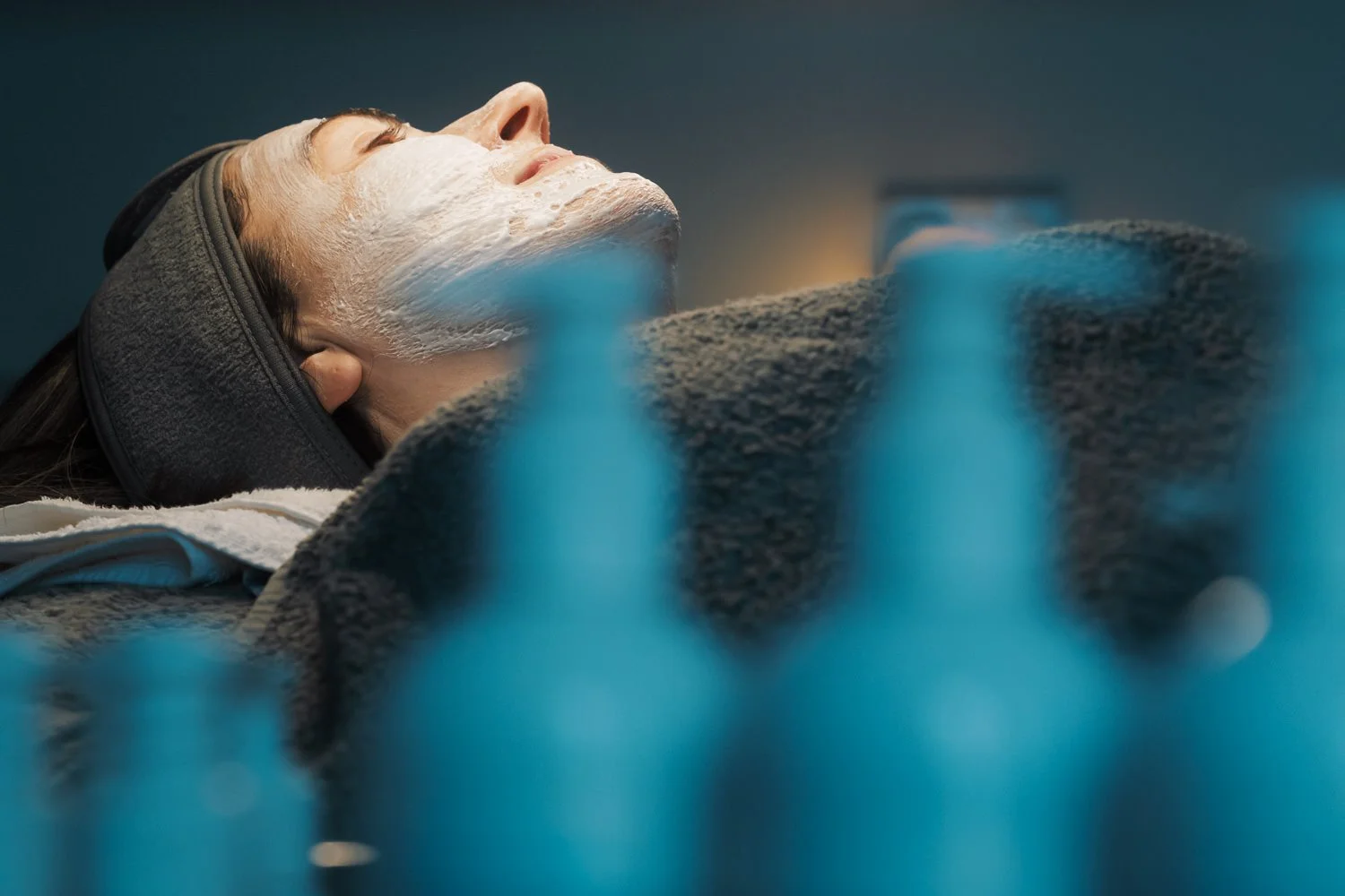 Client mid-treatment