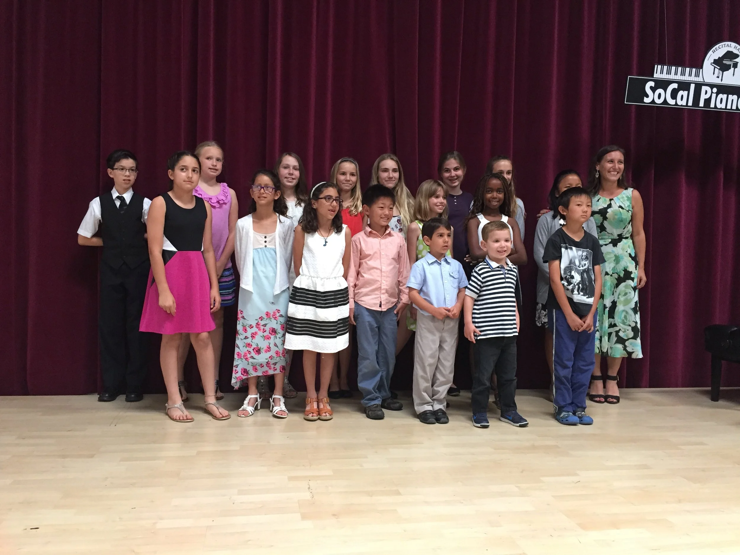 Spring Recital 2016 at SoCal Pianos