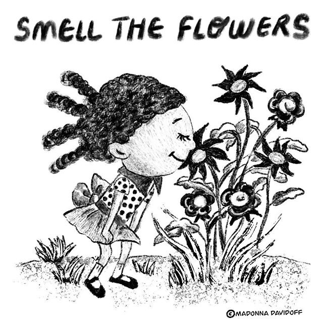 Time to smell the flowers, pencil sketch using procreate brushes.

#matsbootcamp2020 
#lillarogers
#makearthatsells 
#the100dayproject 
#doodlearts
#procreateart 
#cartoonart 
#illustratedbymadonnadavidoff#
#blackandwhiteillustration 
#smelltheflower