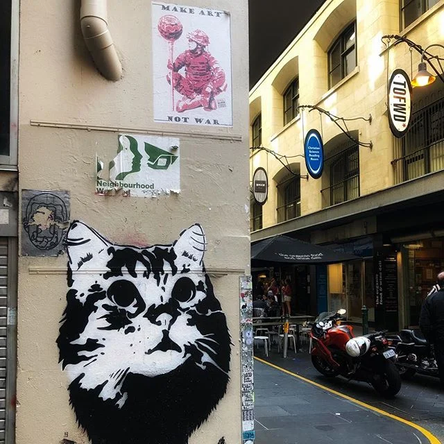 Exploring Melbourne&rsquo;s famous laneways and arcades. The kids might have been mildly disappointed when they learned &ldquo;arcade&rdquo; means something different in Australia.
