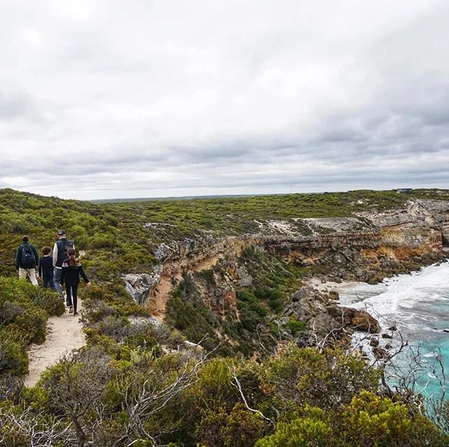 Getting out of their (and my) comfort zone on the Clifftop Hike.
.
.
.
.
#australia #familytravel #travelscouting #smartflyer #luxurylodgesofaustralia #southernoceanlodge #southerncrossings
