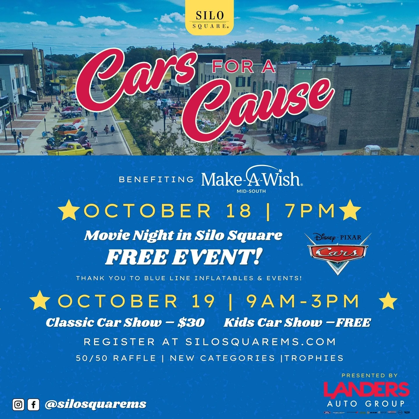 Cars for a Cause Classic Car Show — Silo Square