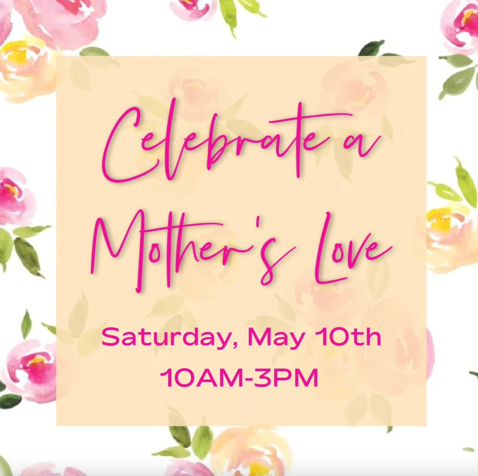 Mother's Day Event at Custom Jewelry