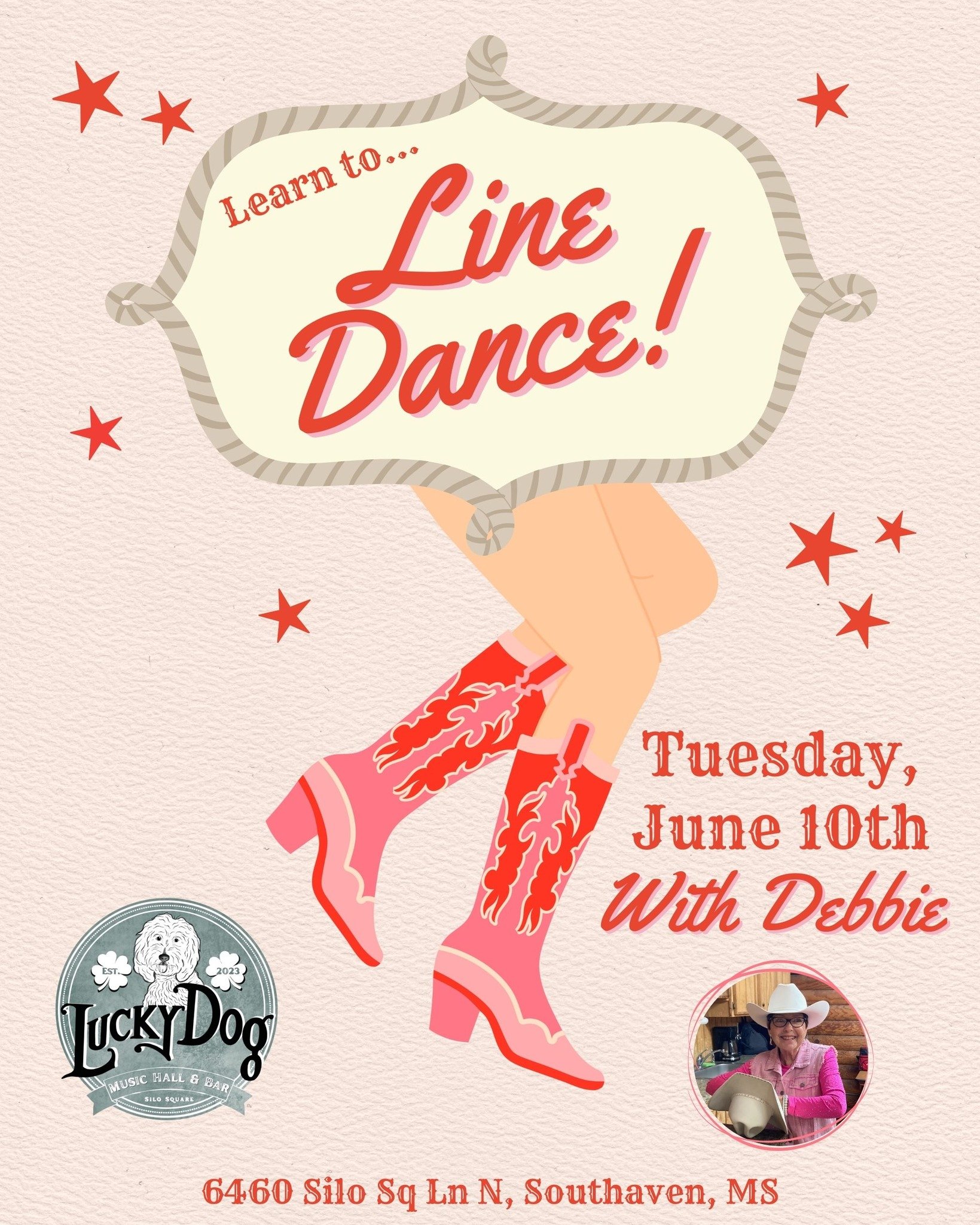 Learn to Line Dance at Lucky Dog!