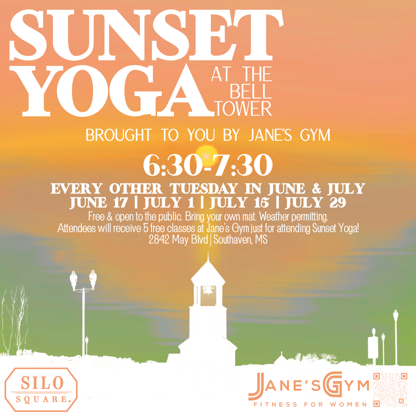 Sunset Yoga with Jane's Gym