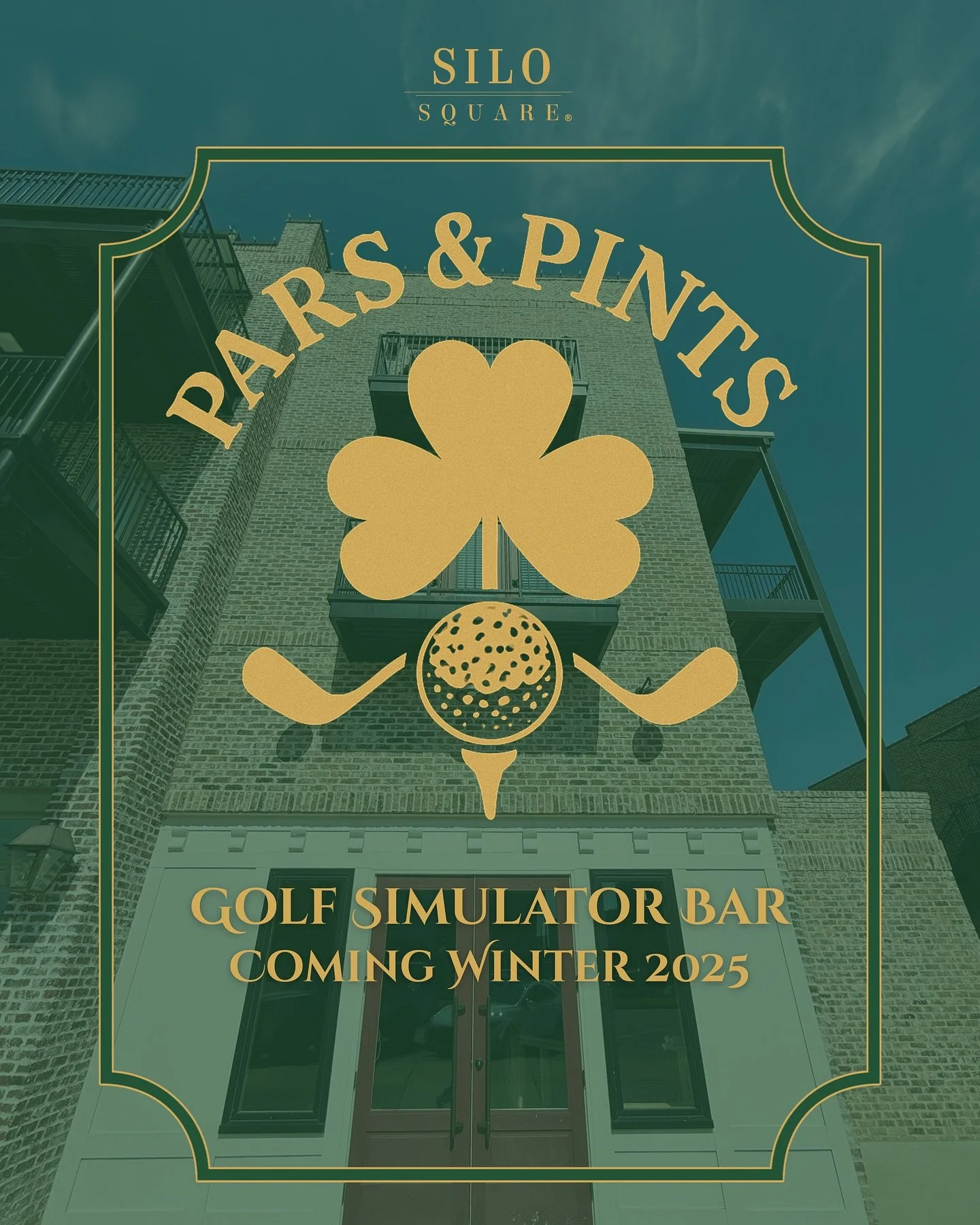 Coming Soon to Silo Square&hellip; ☘️🍻 Pars &amp; Pints is a golf simulator bar&mdash; where golf, great food, and good times come together. Enjoy TrackMan&rsquo;s industry-leading simulators that let you play courses from around the world, live spo