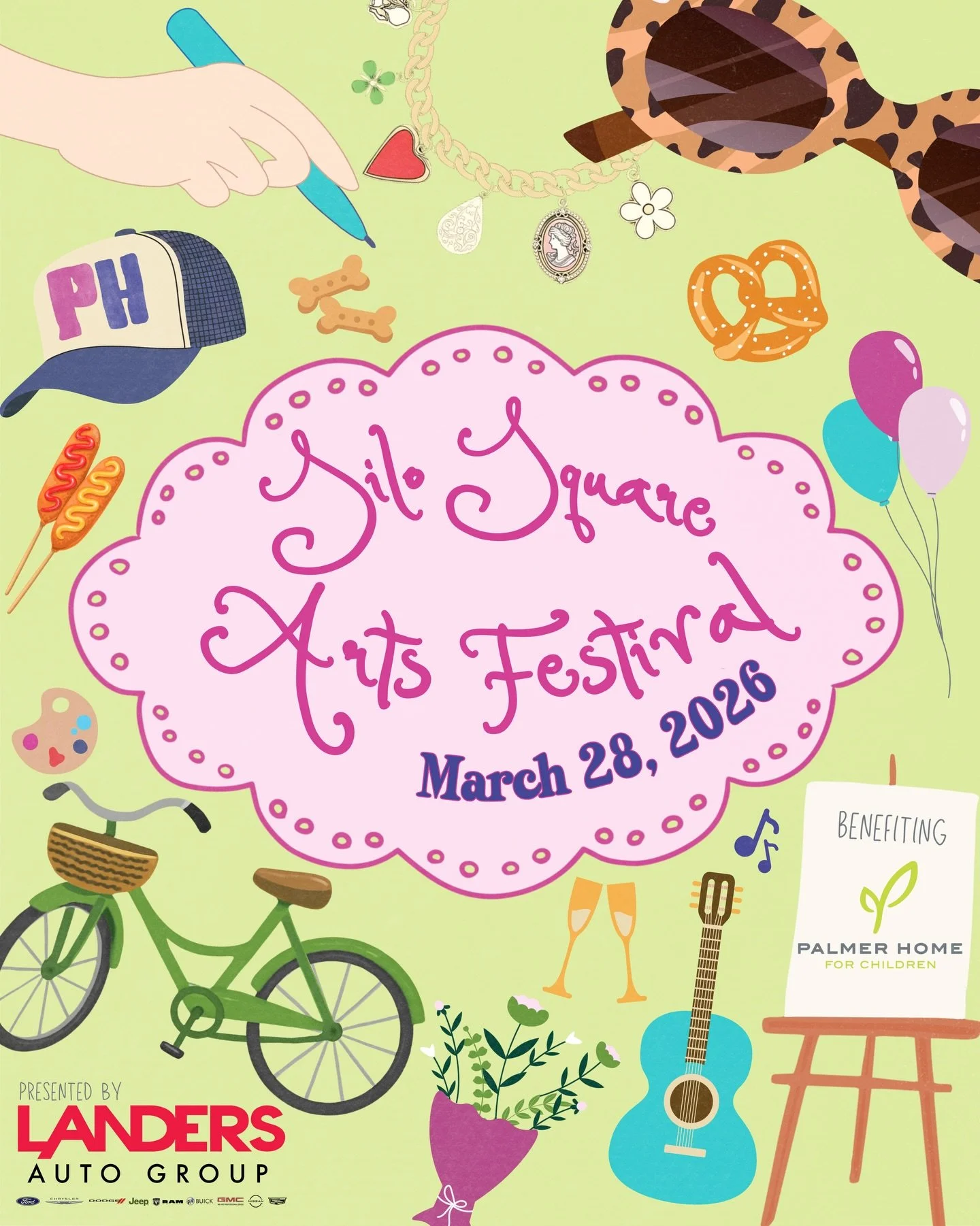 SAVE THE DATE | The 3rd Annual Silo Square Arts Festival is Saturday, March 28, 2026 from 10:00-4:00! 

We are looking for local vendors including artists, musicians, and more to join us and bring the community together for a fun-filled family day! A