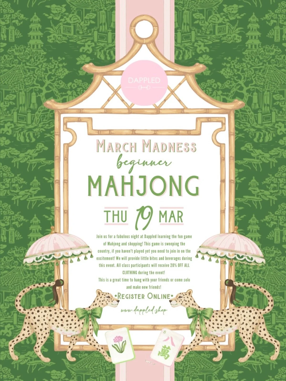 March Madness Beginners Mahjong at Dappled