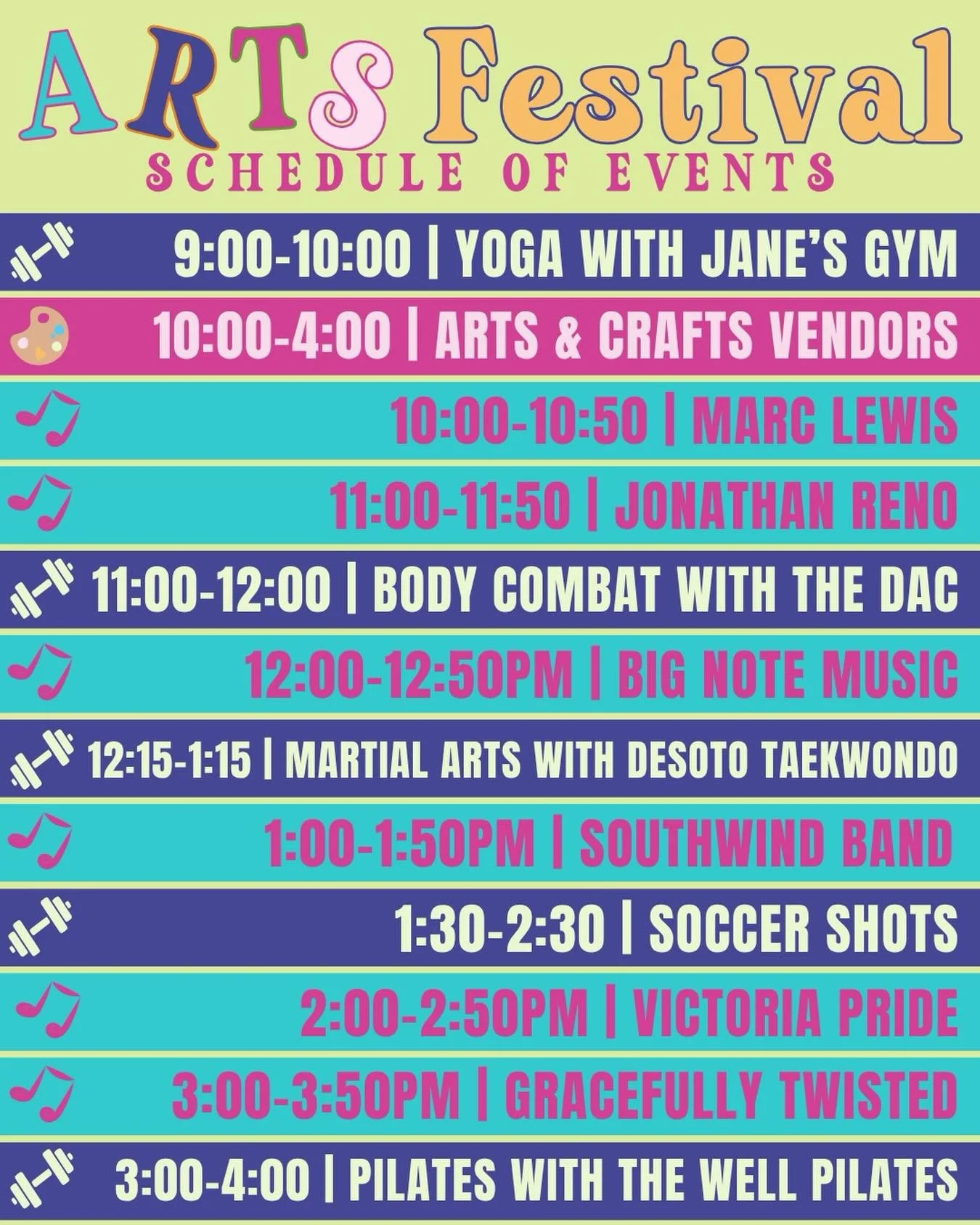 TOMORROW 🎶🧘🏼&zwj;♀️🎨

Arts &amp; Crafts, Free Wellness Activites, Live Music, &amp; more all day long! Visit @silosquareartsfestival for more details. 

#silosquare #liveworkplay