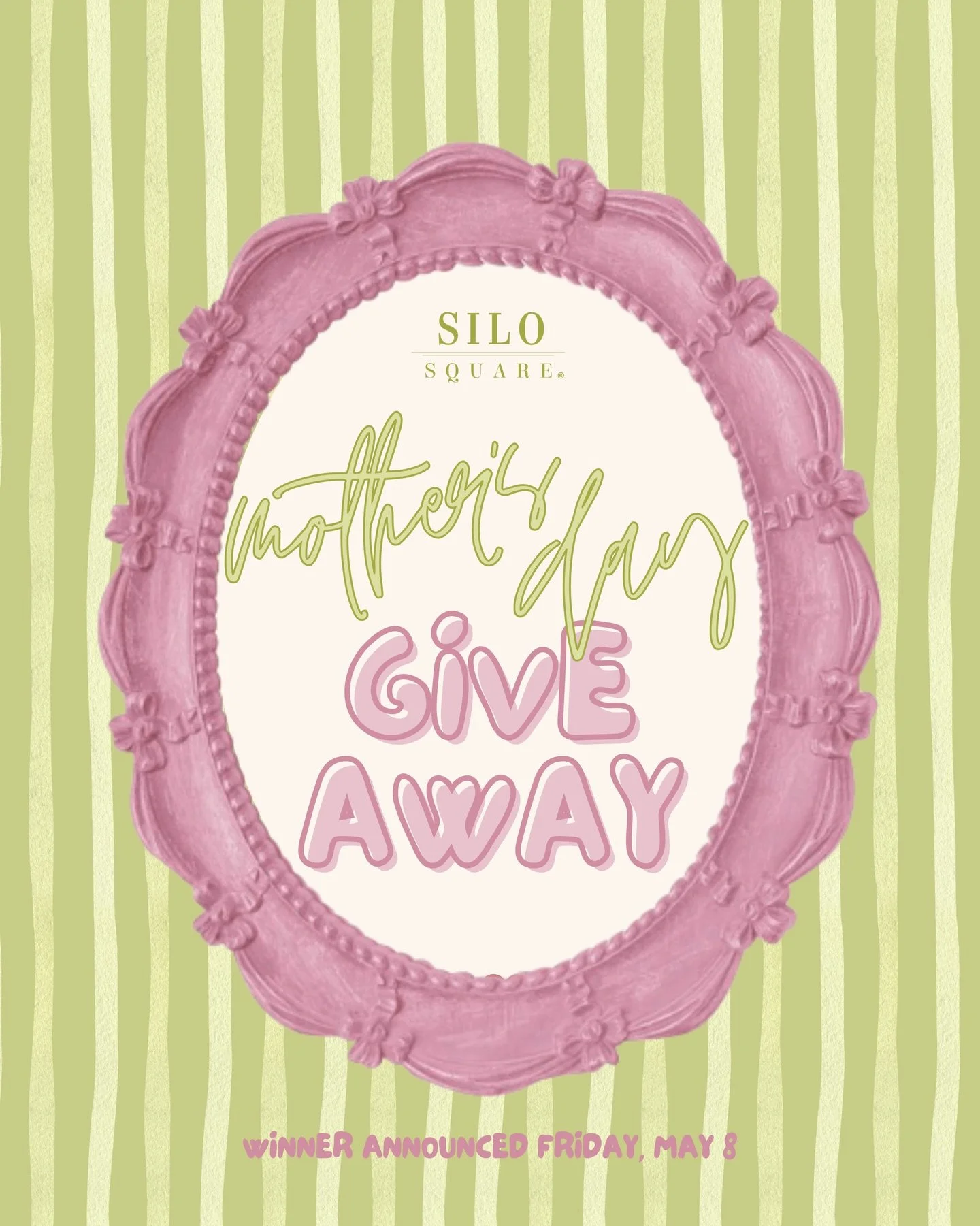 MOTHER&rsquo;S DAY GIVEAWAY
💐🥂💅🏼✨  To celebrate all the mamas in our lives, we are teaming up with Silo Square businesses to spoil one lucky lady with a basket full of amazing items!

Participating businesses:
@magnoliasoapandbathcosouthaven 
@th