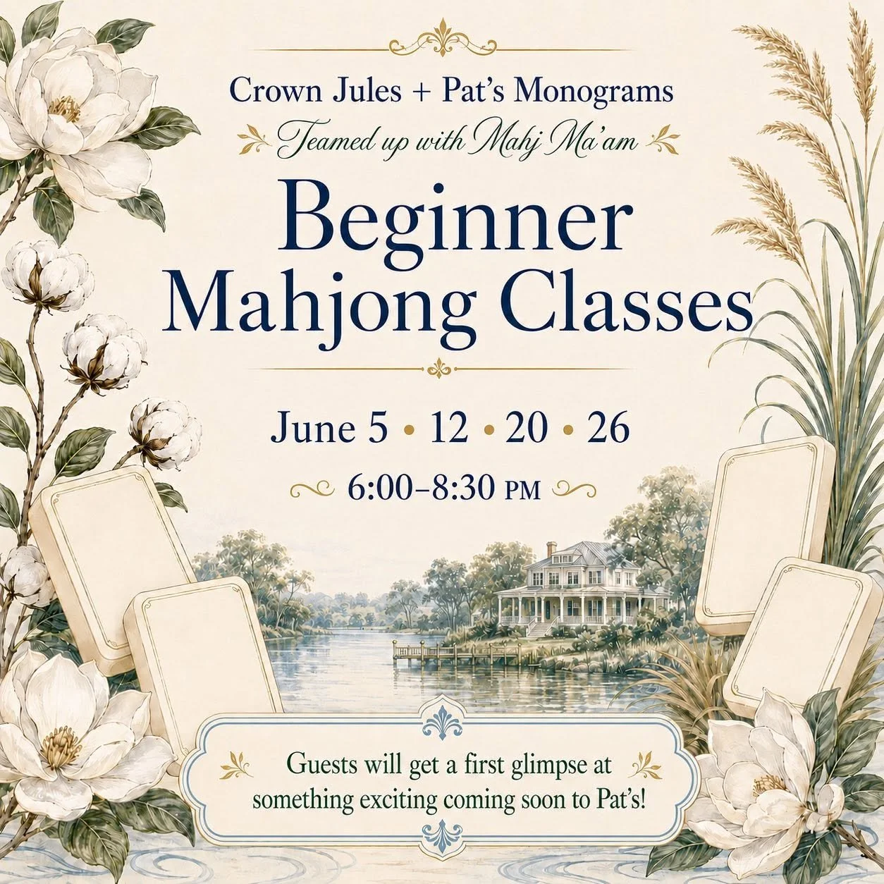 Beginner Mahjong Class with Mahj Ma'am