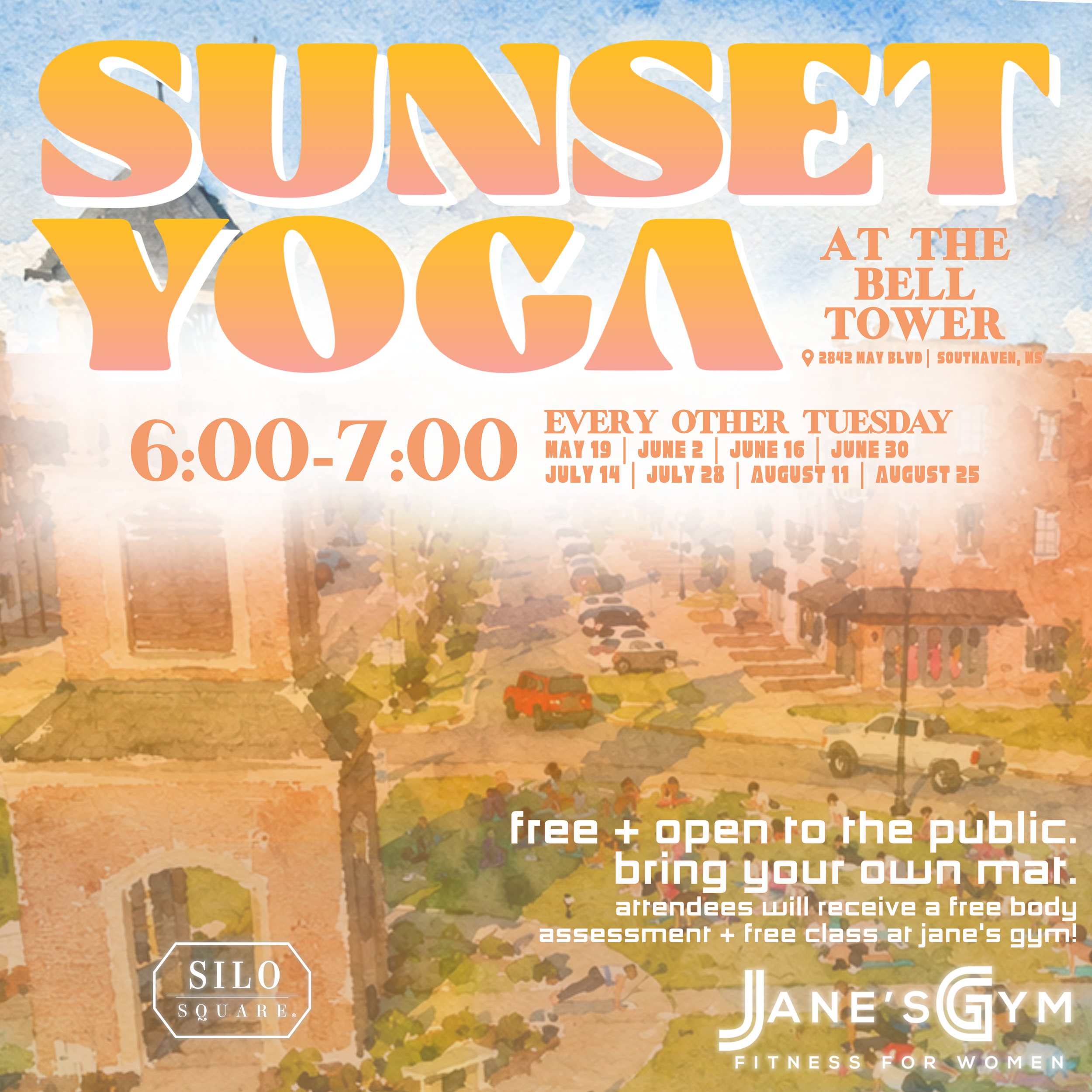 Sunset Yoga at Silo Square