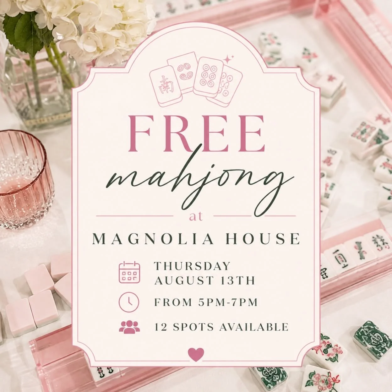 FREE Mahjong at Magnolia House 