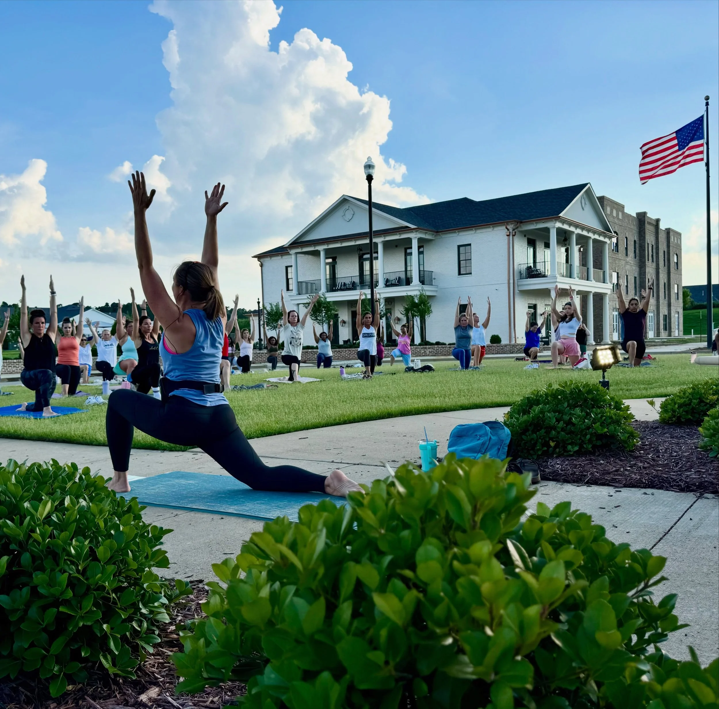 Sunset Yoga is T O N I G H T 🌅

Bring your mat, your water, &amp; your bestie, and meet us at the bell tower at 6:00pm for the last Sunset Yoga of the season! 

Relax, unwind, &amp; enjoy free yoga brought to you by Jane&rsquo;s Gym. 
Come early or 