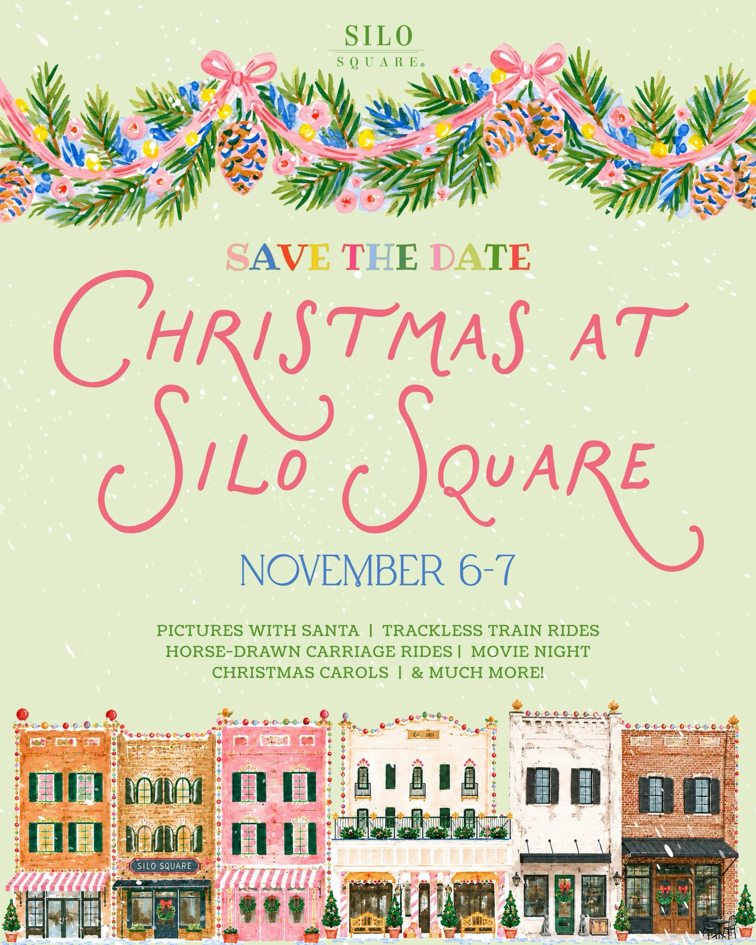 The weather outside is frightful&hellip; but our Christmas plans are oh-so-delightful! ✨🎅🏼🎀🥂

The countdown to the most magical weekend of the year starts now! Mark your calendars for November 6th and 7th for all your favorite Christmas at Silo S