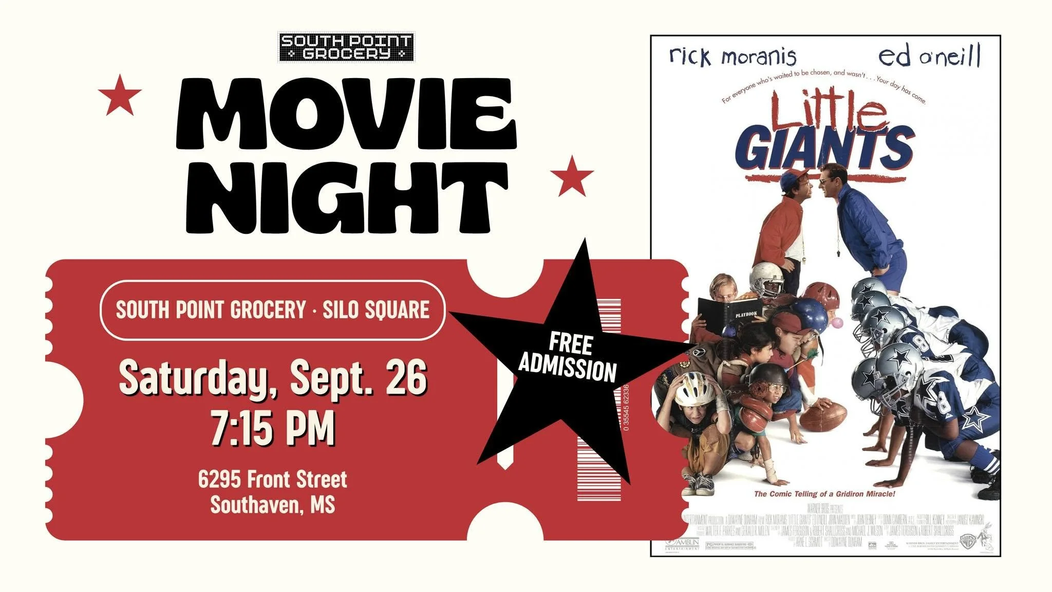 Movie Night at South Point Grocery