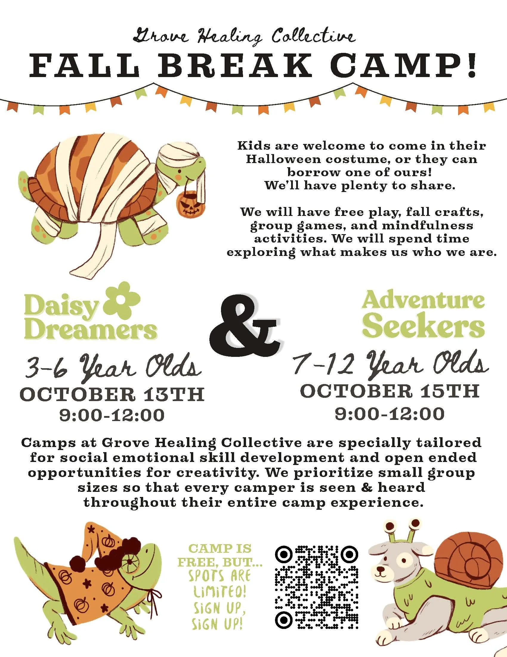 FALL BREAK CAMP!