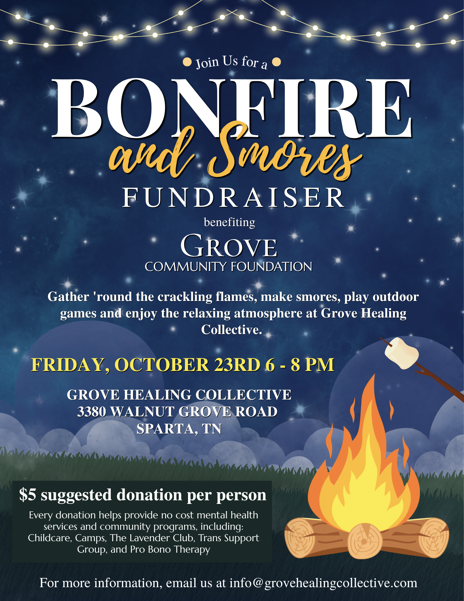 Bonfire + S'mores