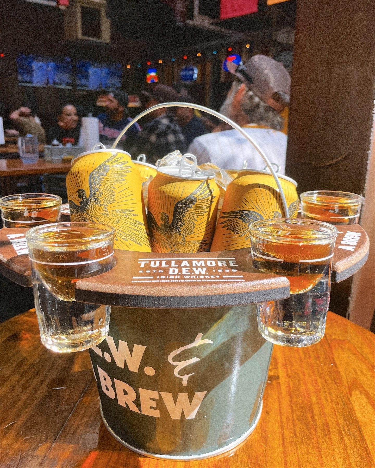 Upgrade your pregame! Add 6 shots of @tullamoredew to any Bucket Special for $35. Let&rsquo;s go PADRES!