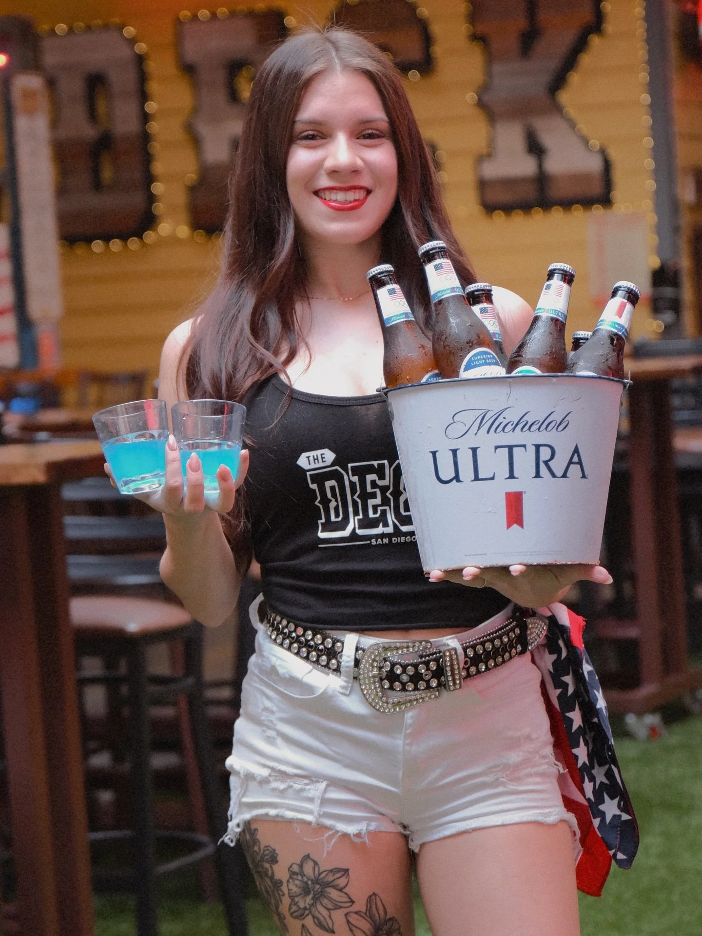 SUPER BOWL SUNDAY at the DECK! ☀️ See you soon!

🍻 Beer buckets flowing
🍗 Football specials all day
📺 Game on the BIG screen
🔊 Sound ALL the way up
🎟️ Raffles + giveaways throughout