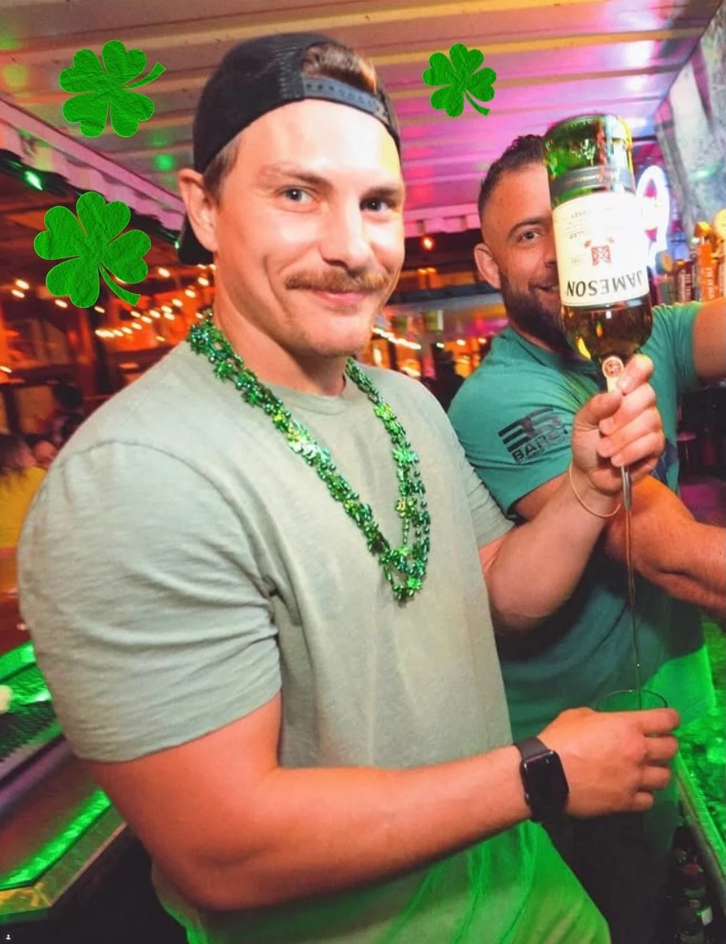 $12 Guinness + Jameson shot special all day long! See you at 3PM!☘️🥃 Wear green so you don&rsquo;t get pinched ;)