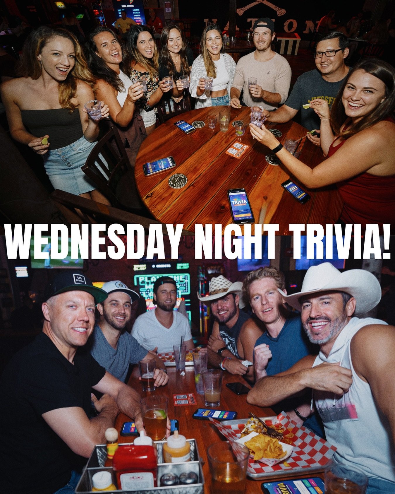 Wednesday Trivia kicks off tonight at The Deck! 🧠🍻 See you at 7:00pm for beers, brainiacs &amp; bragging rights&mdash;plus gift card prizes!

- hosted by @rachelragetrivia -