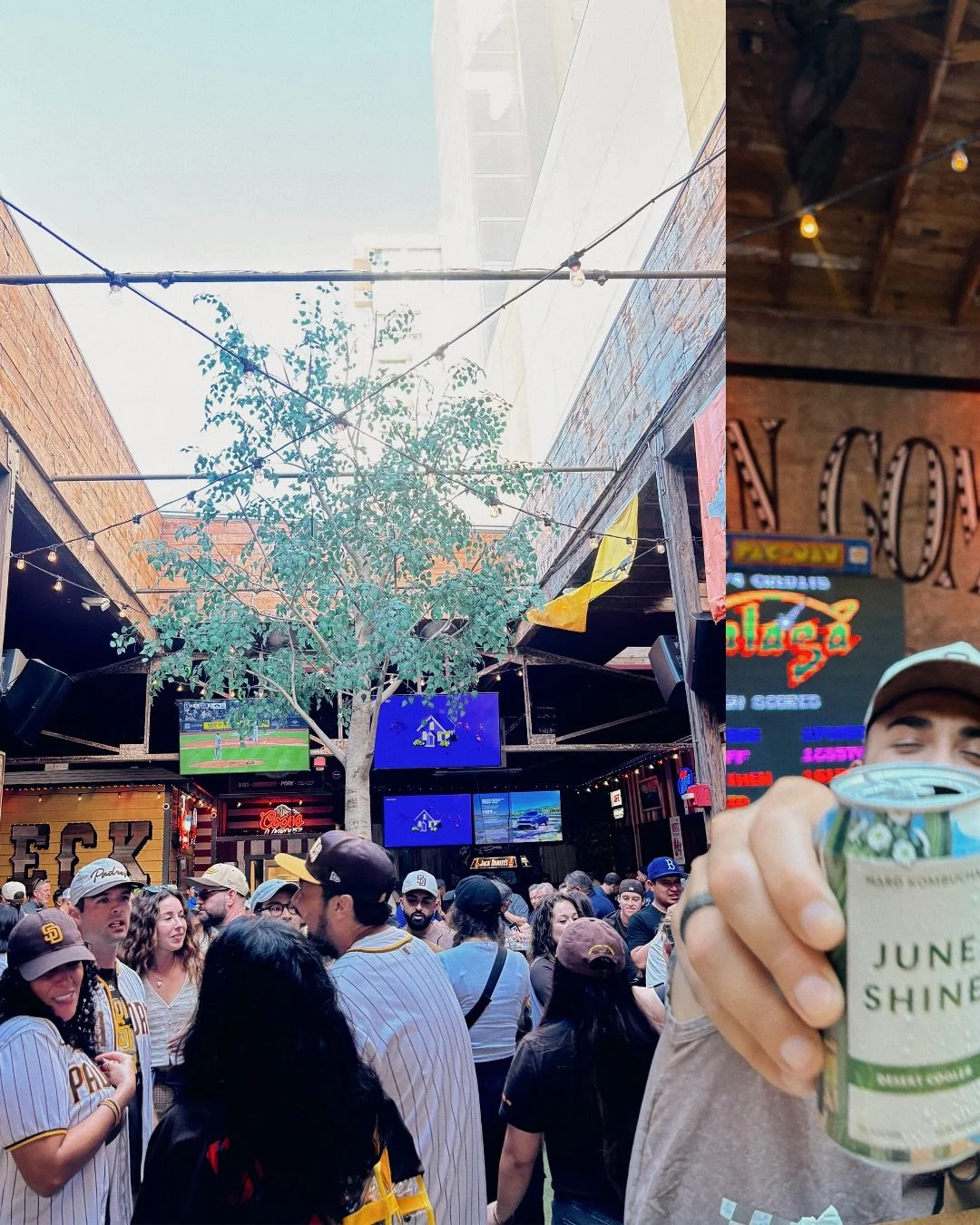 Day game = sunshine + JuneShine on our Deck! ☀️☀️☀️ Doors open at 11am!