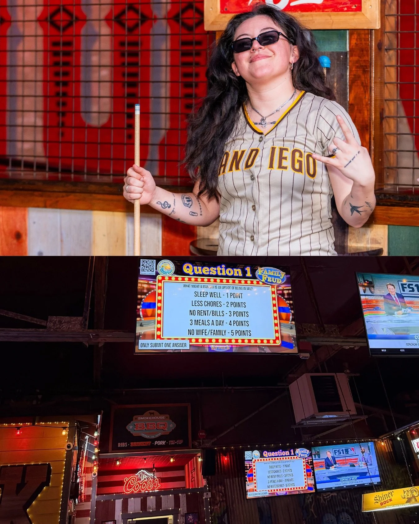 Game day, then game night!⚾️🧠 Start off with Padres vs. Cubs at 1:10PM, then circle back for Trivia with @rachelragetrivia at 7PM!