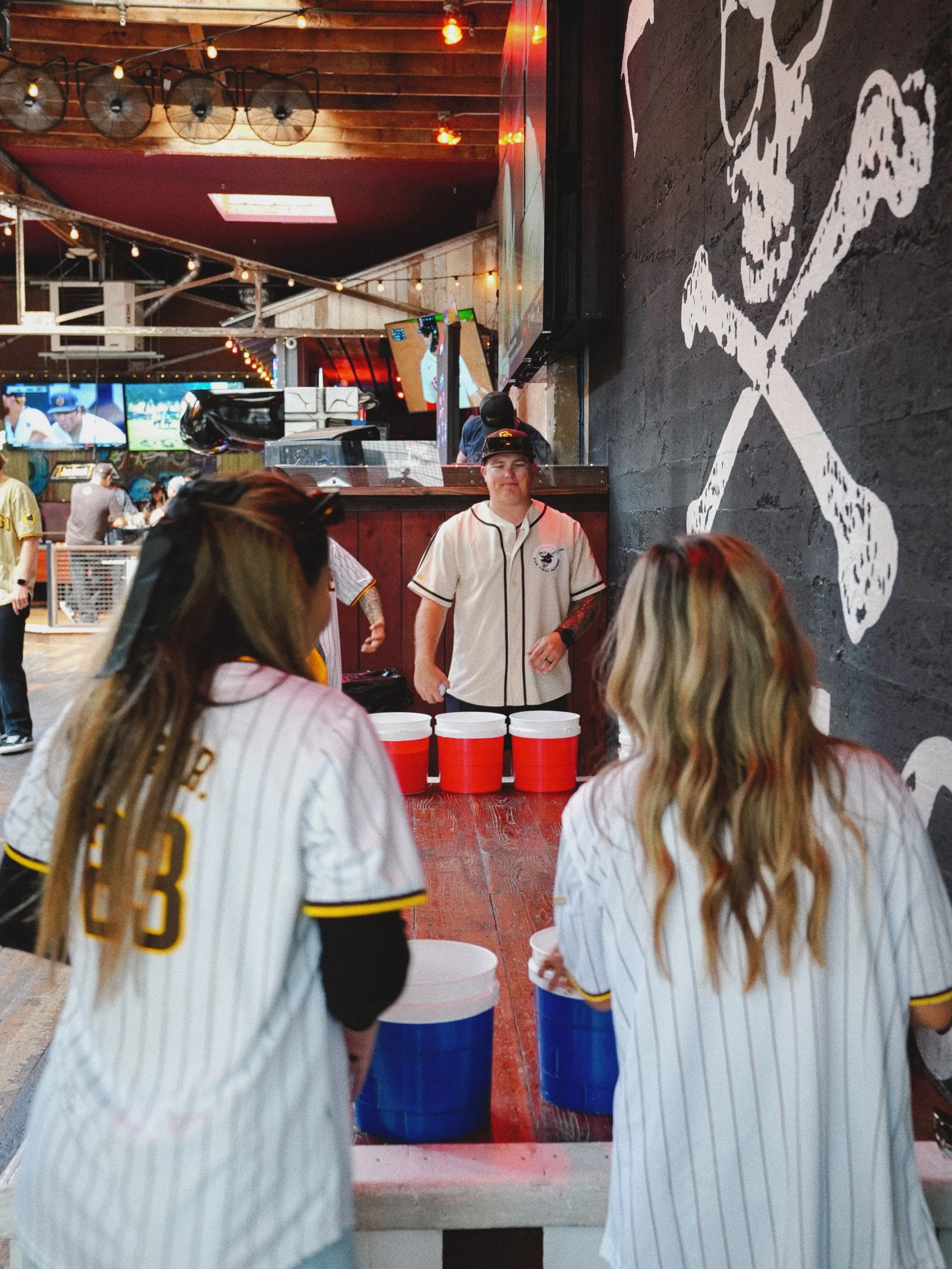 day games at petco 🤝🏻 patio games at the deck