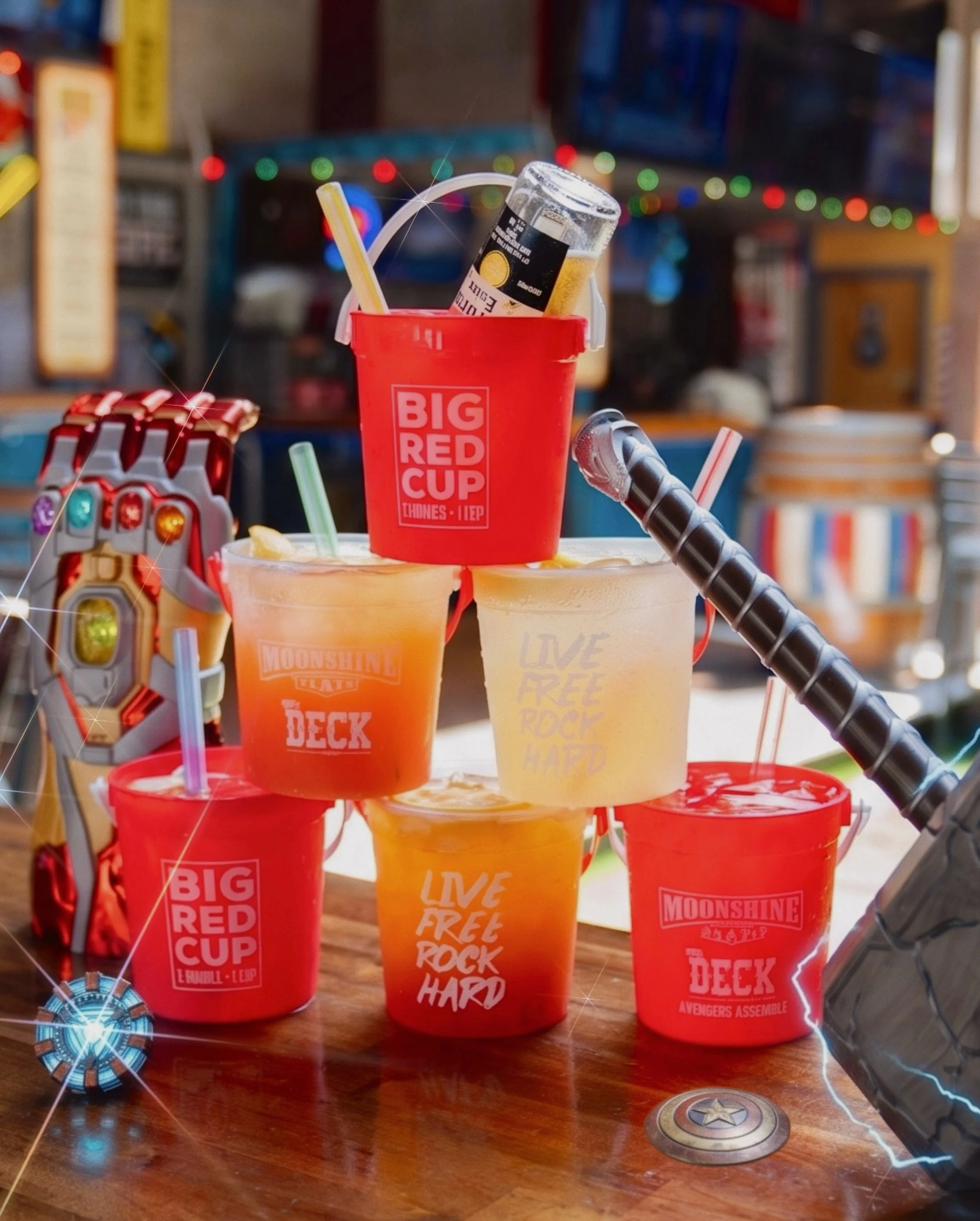 Swipe through to find your ultimate Comic-Con sidekick! &rarr;
Reality can be whatever you want it to be after drinking one of our #MCU themed buckets. 💎