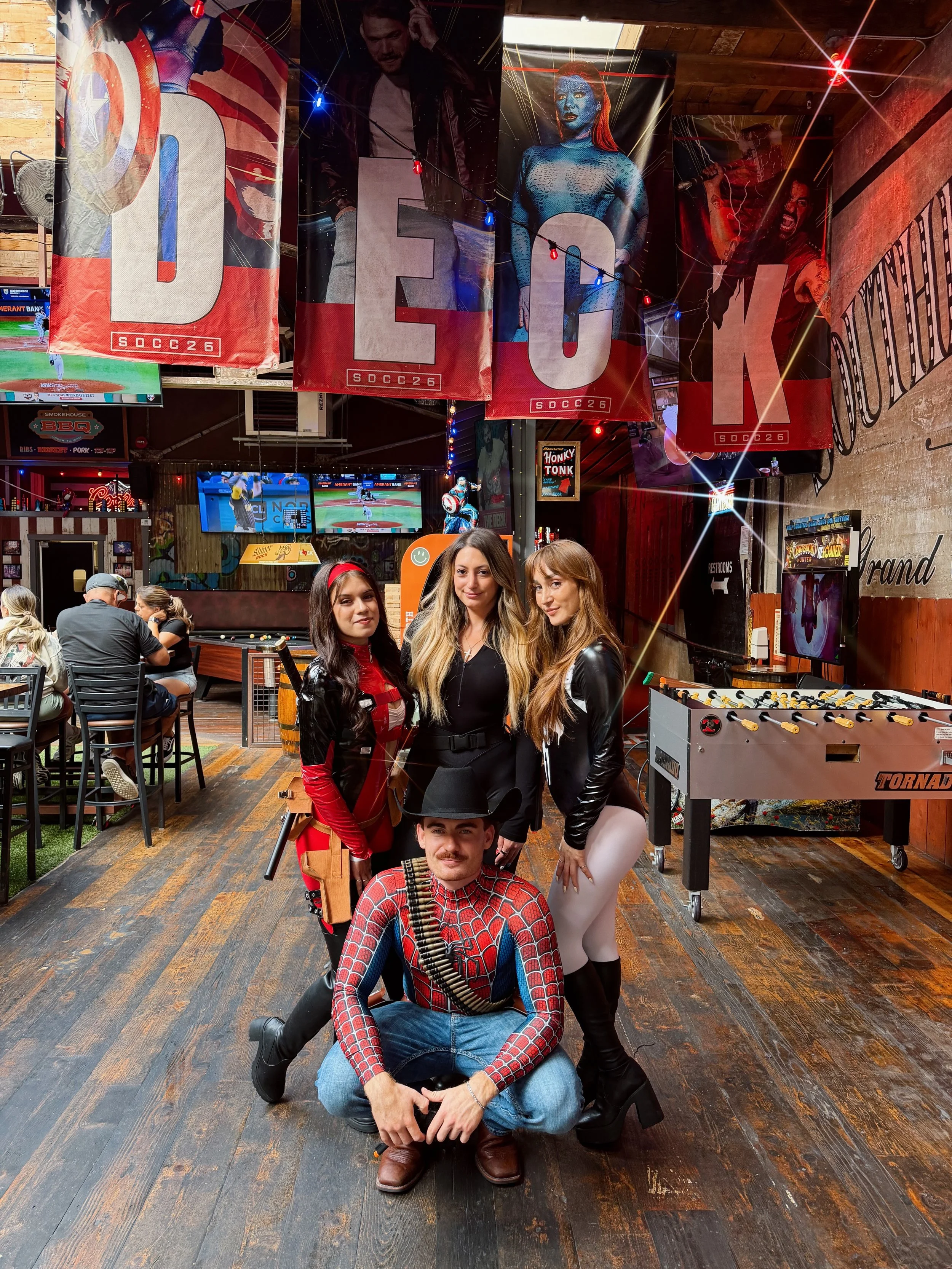 Only ONE MORE DAY of Comic-Con 2026! Your final mission: drinks at The Deck🫡💥🛡️
