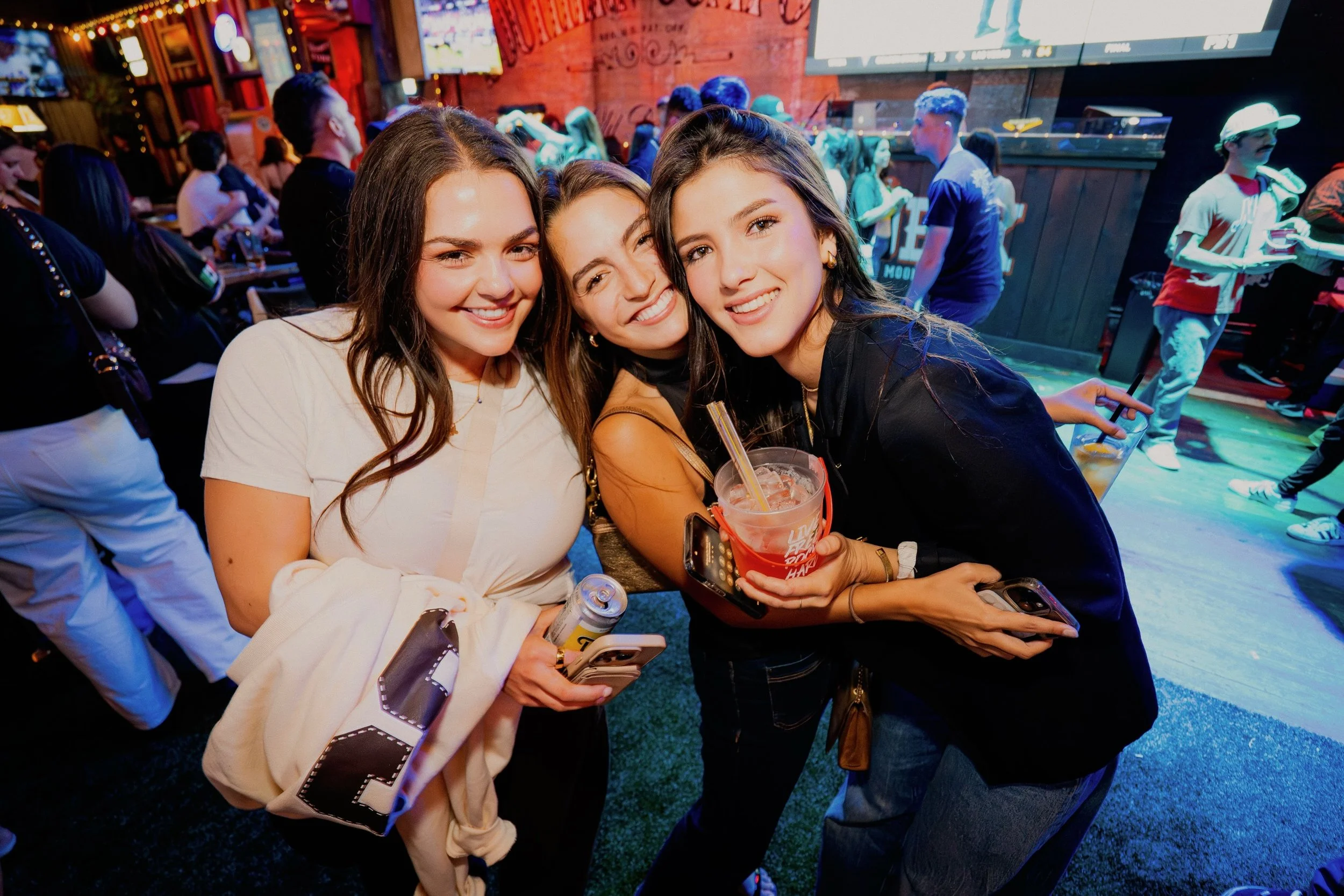 Saturday Night (✔), drinking a boozy bucket (✔), at our favorite downtown SD bar (✔).