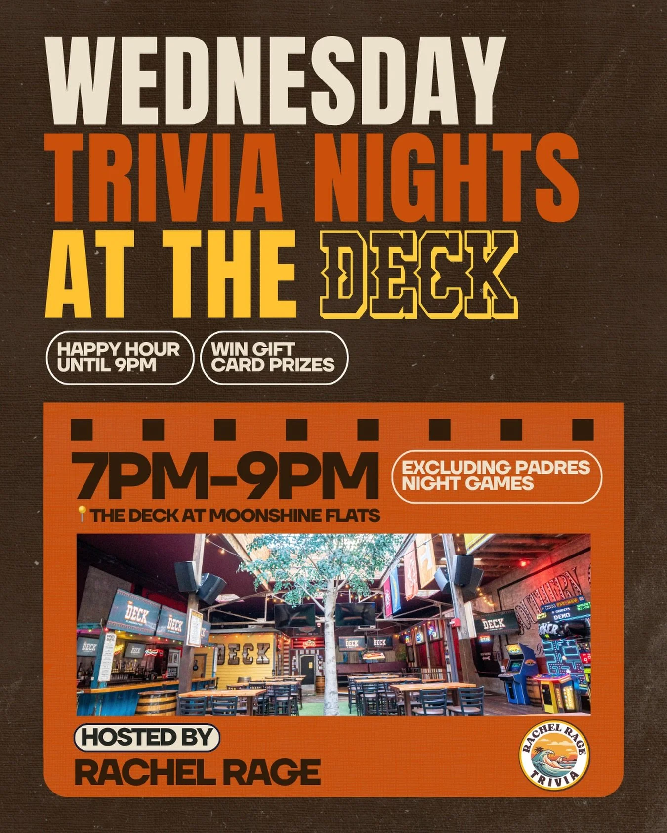 ⋆✴︎˚｡⋆ we love trivia wednesdays with @rachelragetrivia!